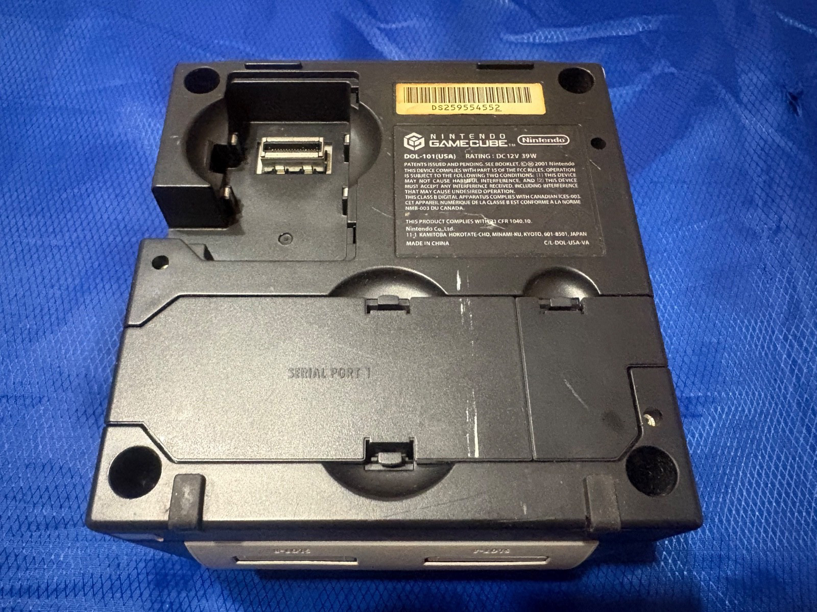 Nintendo DOL-101 GameCube Console – Black parts or repair