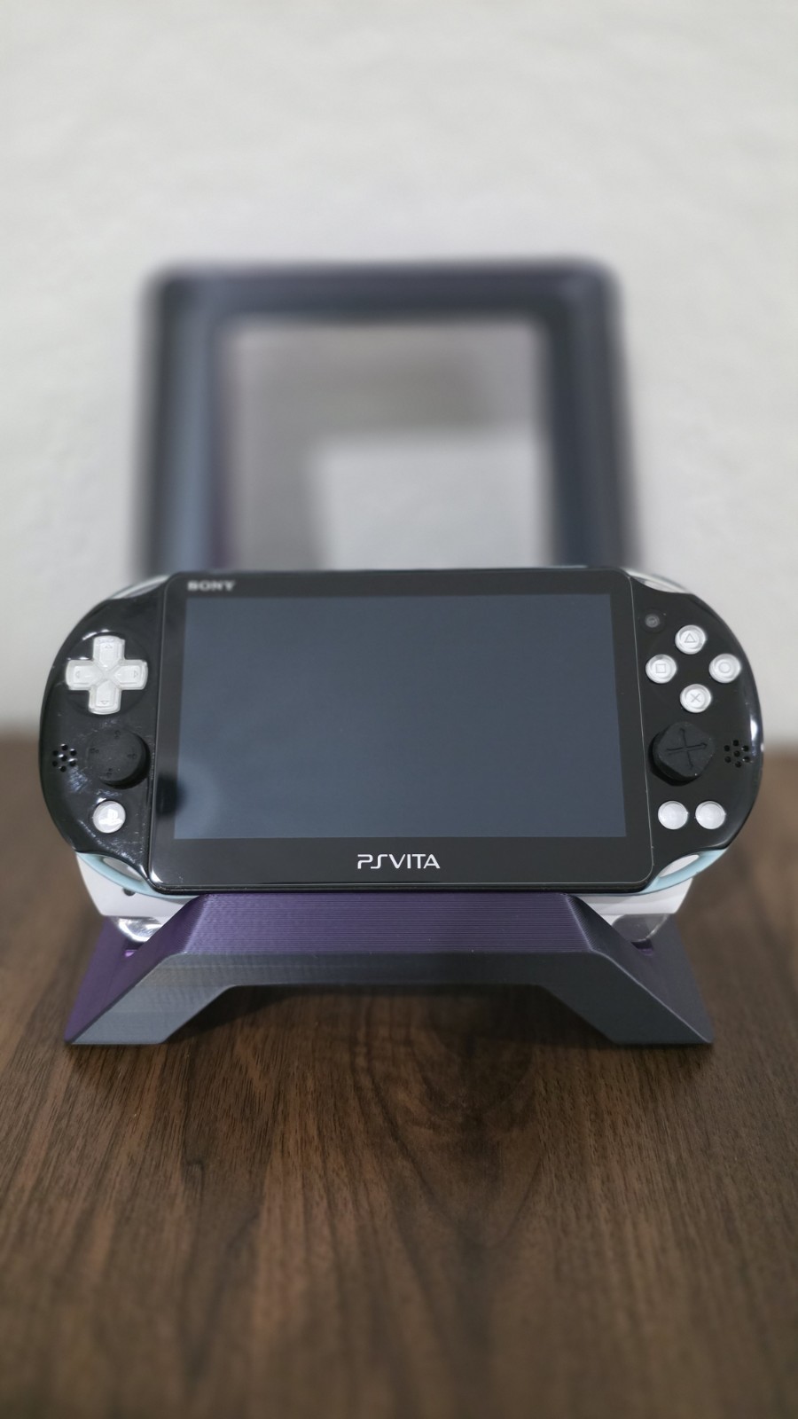 Sony PS Vita Slim PCH-2000 Custom Black/White/Blue Console Tested