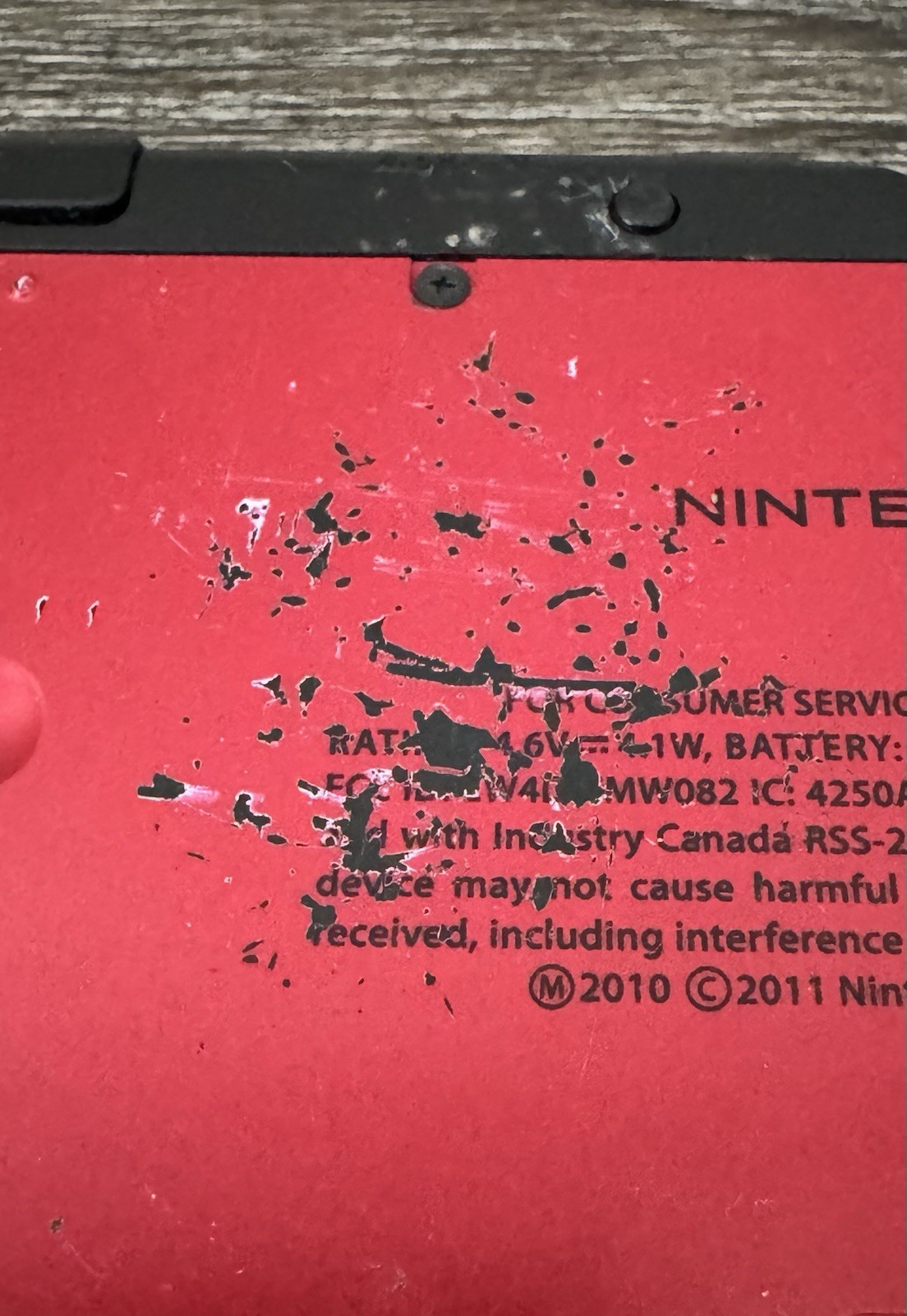 Nintendo 3DS XL Handheld System Red/Black SPR-001 w/ Charger & Stylus TESTED