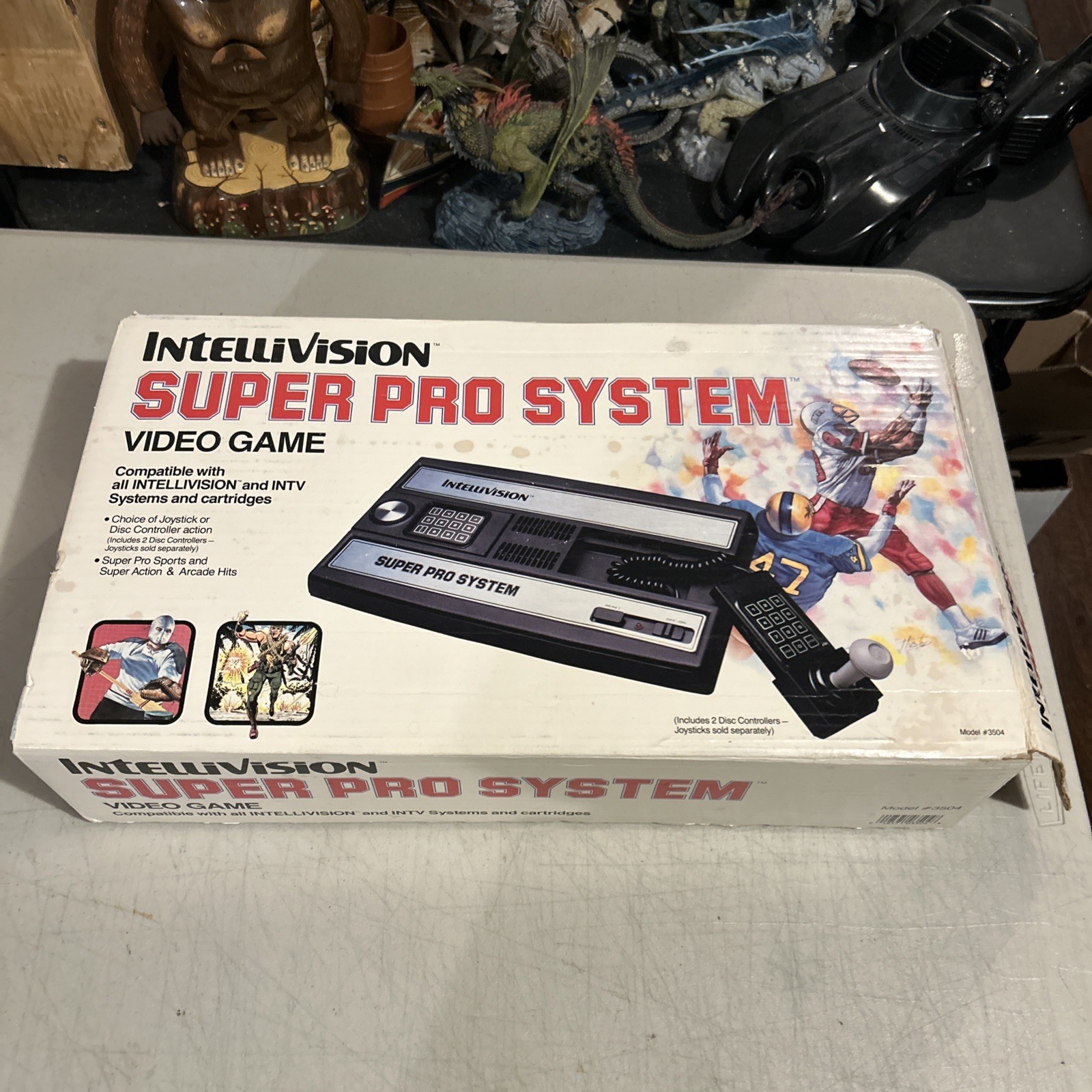 Intelllivision Super Pro System Console & Box Untested Incomplete Read As Is
