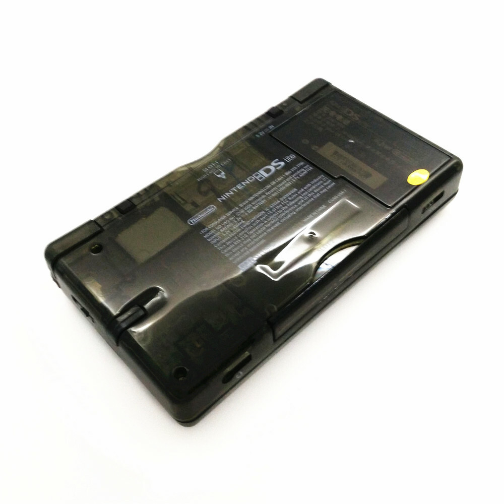 Clear Black Retrofit Nintendo DS Lite Game Console NDSL Video Game System