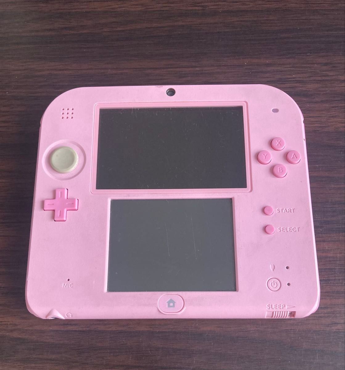 Nintendo 2DS Console Pink – SD Card Slot Issue / As-Is | Scratches & Dirt