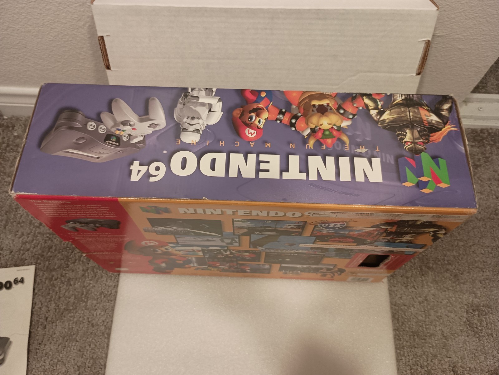 Nintendo 64 Console N64 CIB in box – Tested Working – Loose stick on Controller