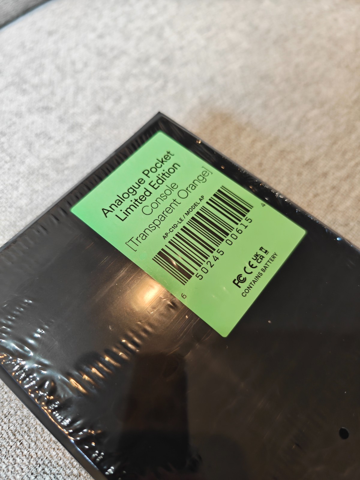 Analogue Pocket Transparent Orange Limited Edition BRAND NEW!!!! SEALED!!!