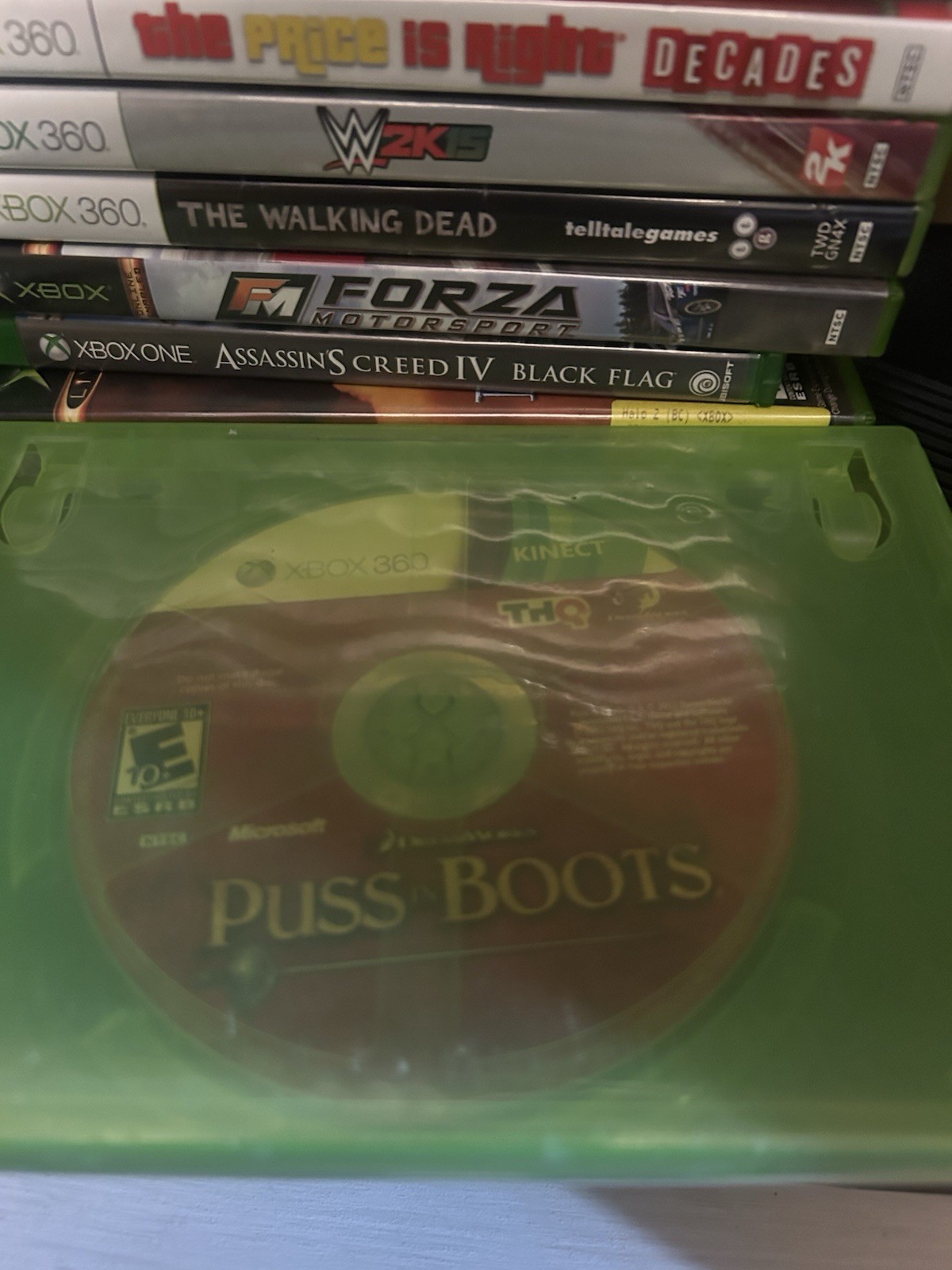 Xbox 360 Lot With 3 Controllers Kinect, Games For part or repair UNTESTED
