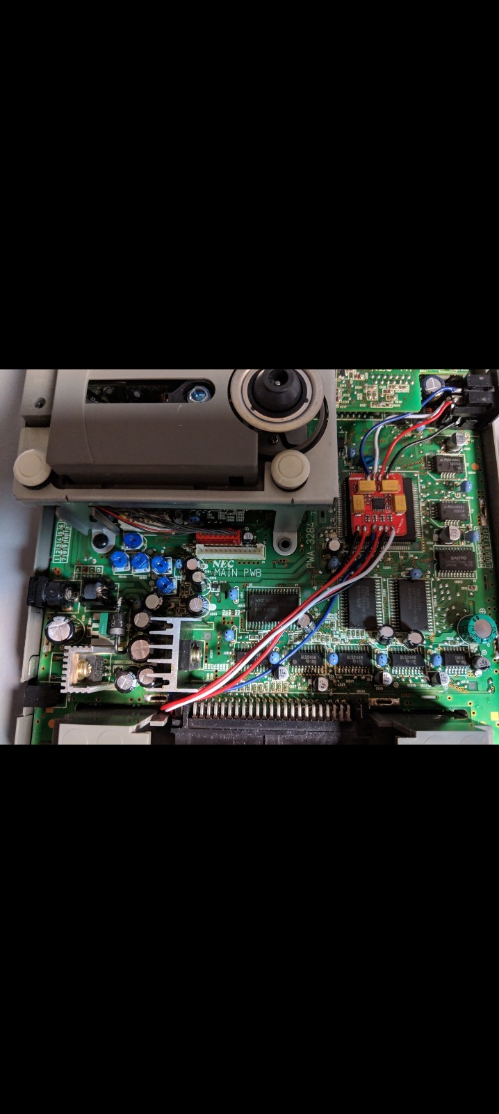 NEC PC Engine Super CD-ROM2 System Console Boxed voltare’s Rgb board