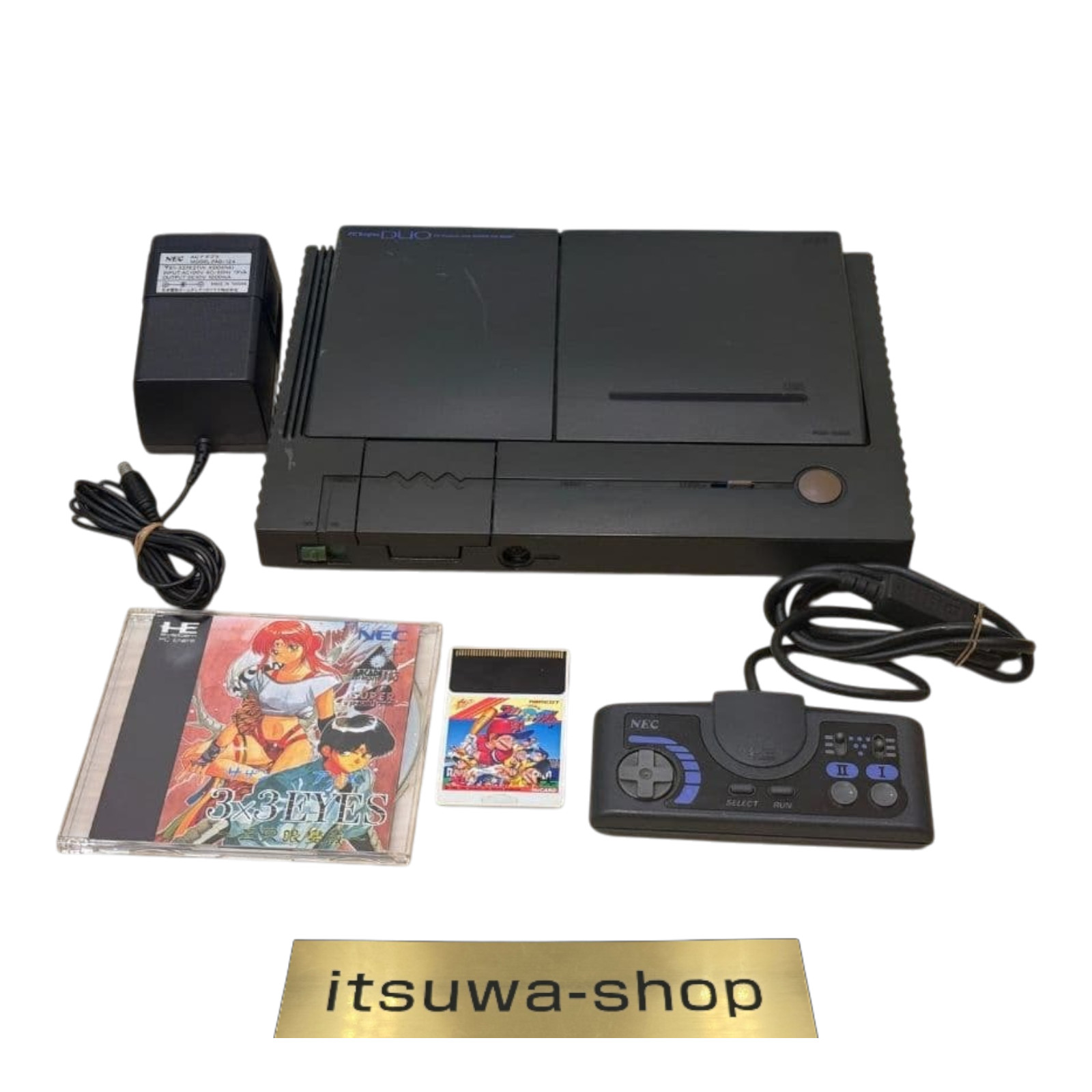 NEC PC Engine Duo PI-TG8 Console Tested Working HuCARD Games Japan Import