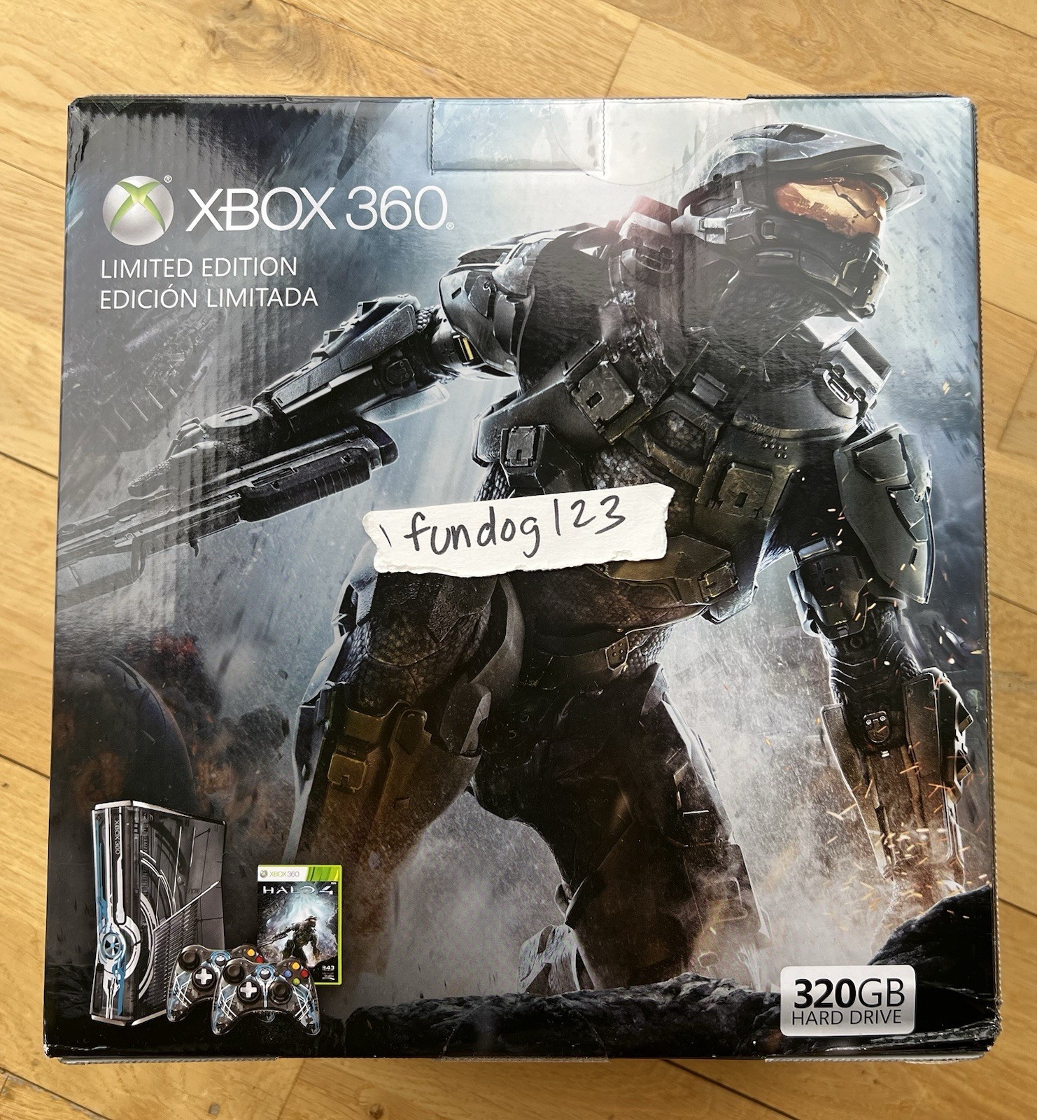 Xbox 360 Halo 4 Console New Sealed Limited Edition Microsoft 320GB Hard Drive