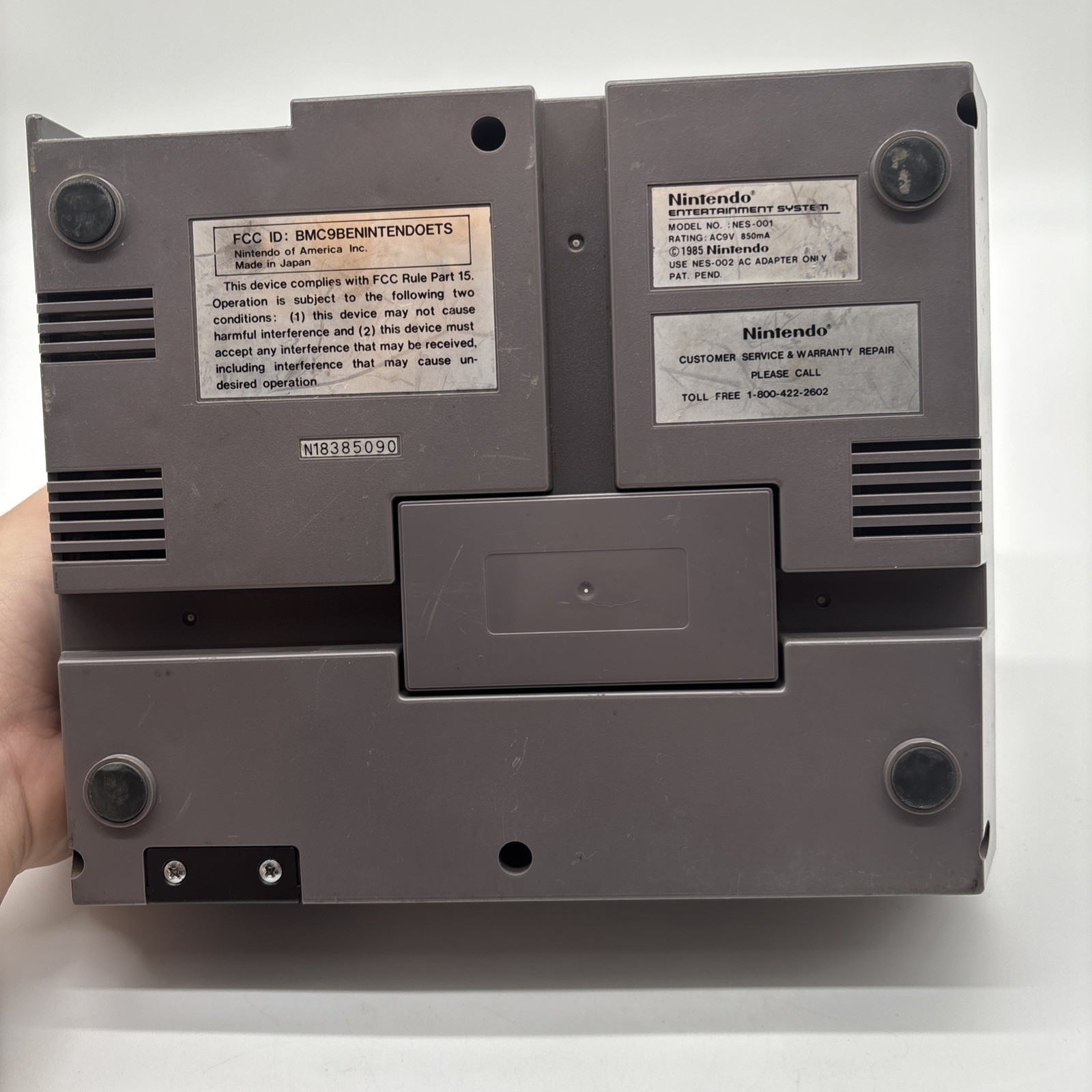 Nintendo Entertainment System NES Console – Gray (NES-001) Reconditioned Tested