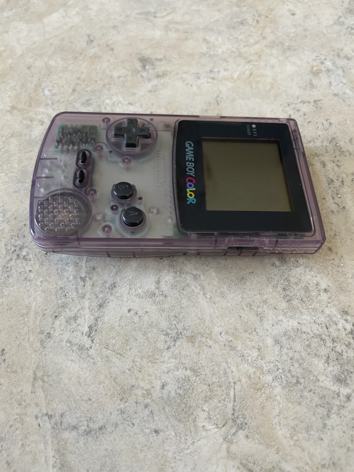 Nintendo Gameboy Color GBC Atomic Purple CGB-001 Handheld System Complete in Box