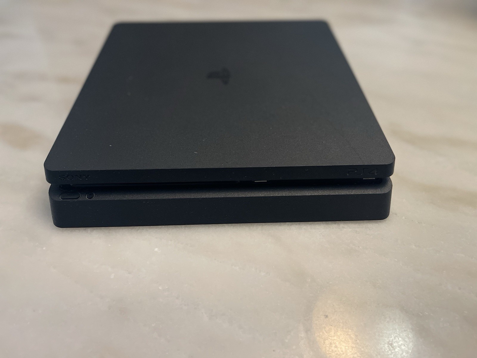 Sony PS4 Slim 1TB Black Console Bundle – Tested – Includes Controller & Cables