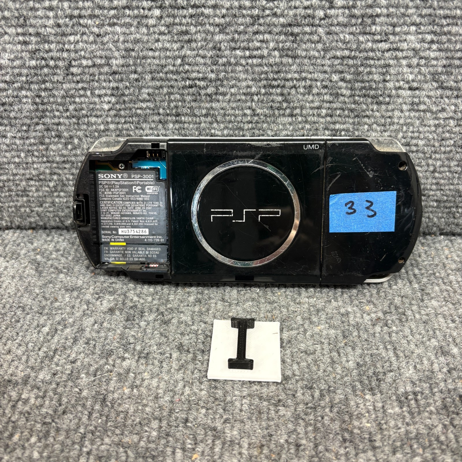 Sony PSP Handheld Console Only PSP-3001 For Parts And Repair AS IS No Battery