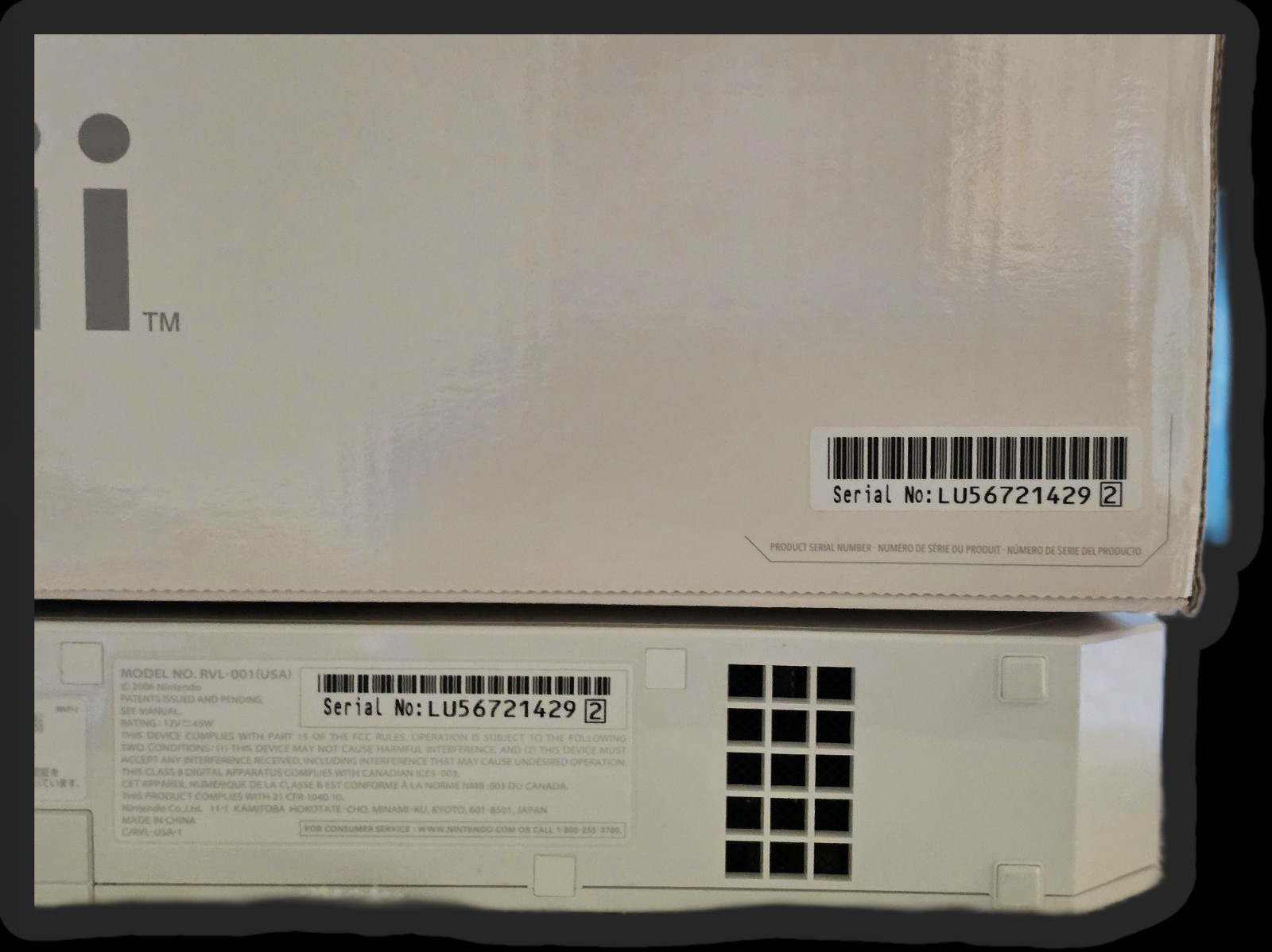 Nintendo Wii Console White RVL-001(USA) w/ Box, Wii Sports, Wi-Fi, NTSC-U/C