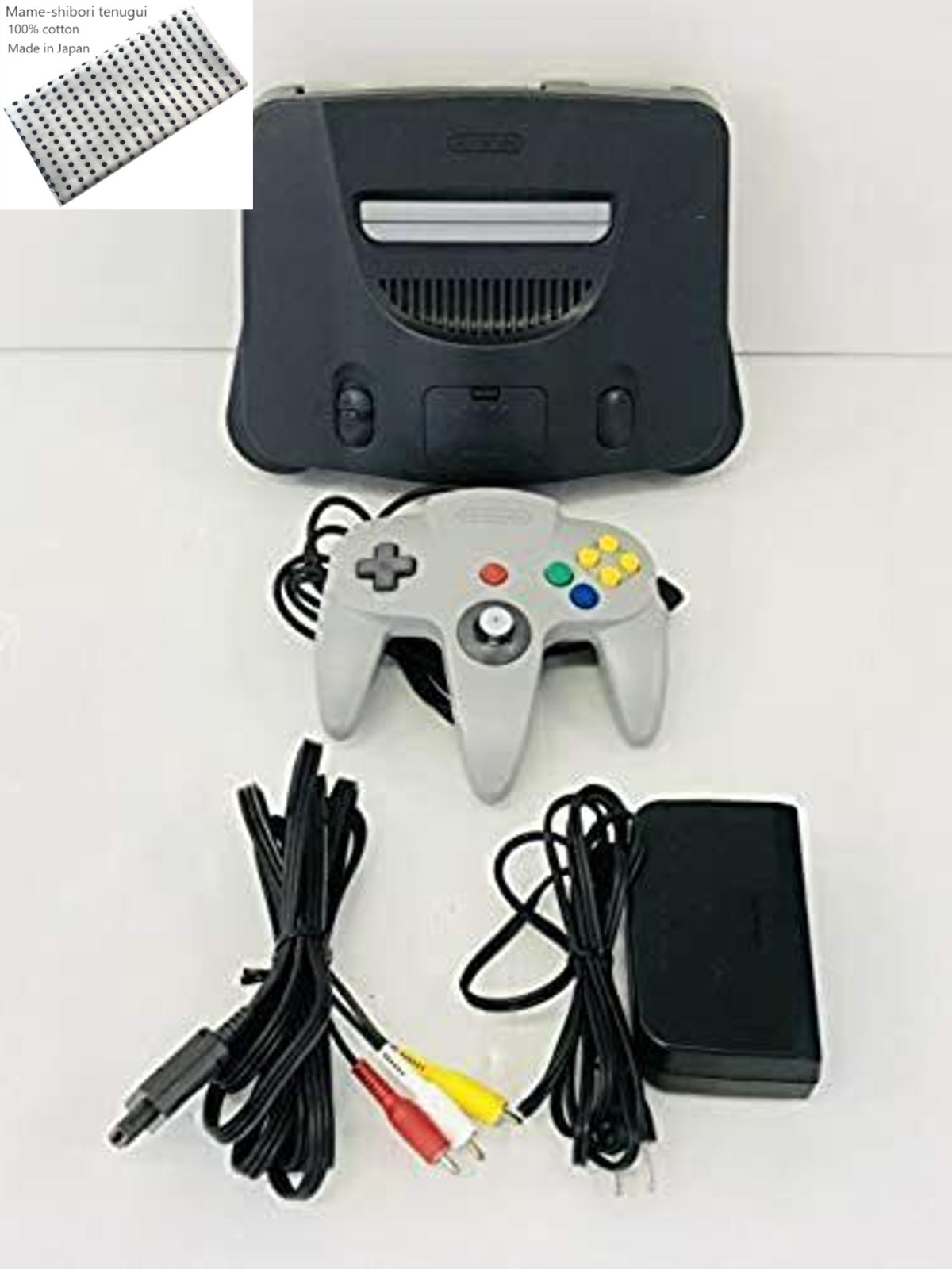 Nintendo 64 N64 Console Black Controller charger Japan Exc