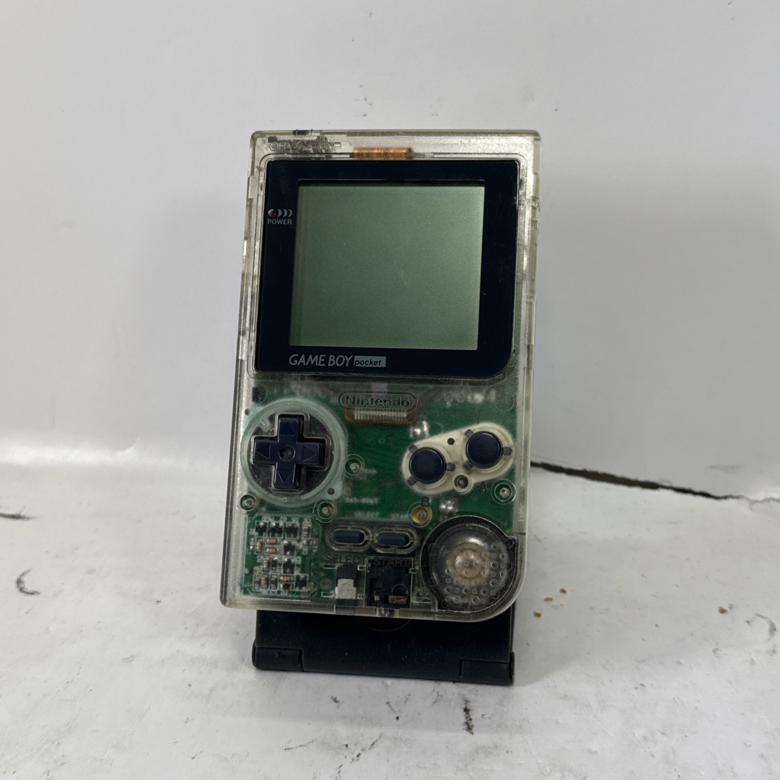 Nintendo Gameboy Pocket Clear Transparent MGB-001 | TESTED