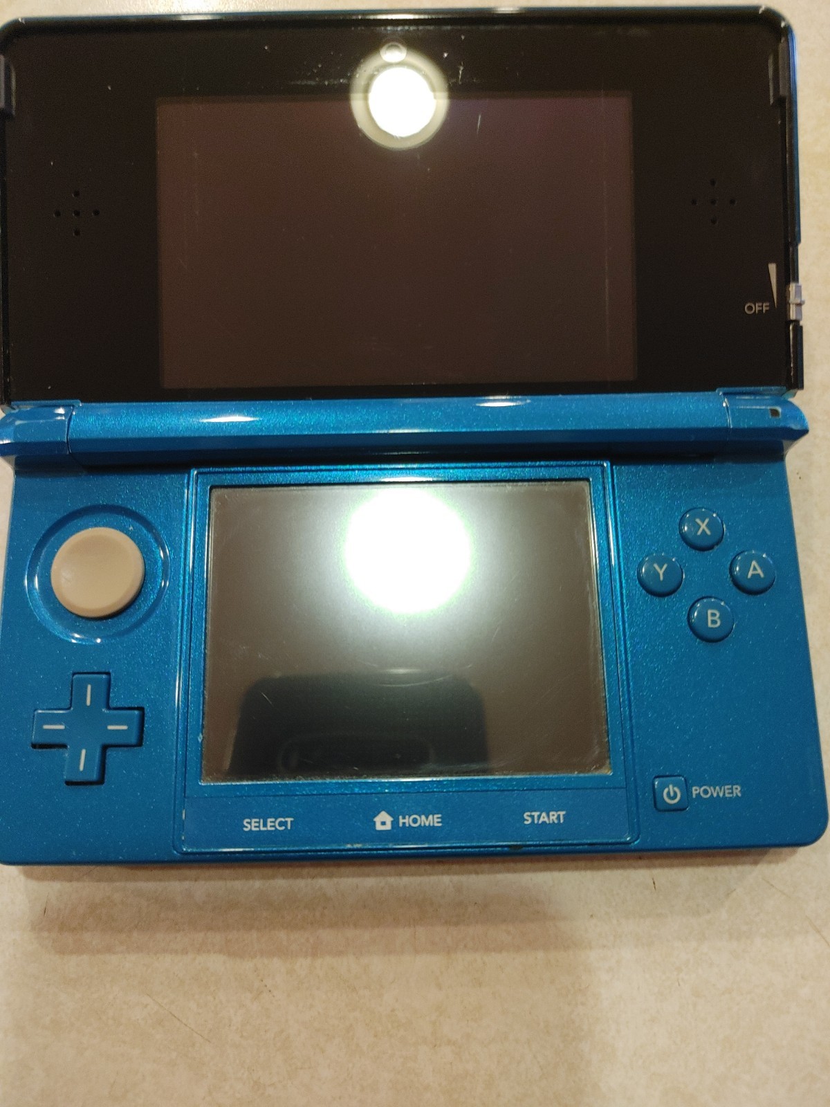 Nintendo 3DS Handheld Game Console Only CTR-S-USZ-C0 Blue