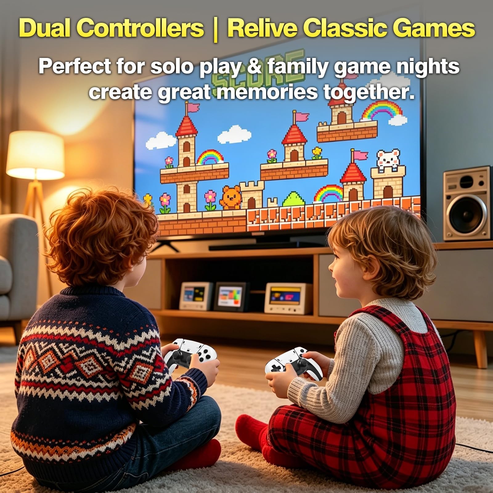 Retro Gaming Console – 20000 Classic Games, 23 Emulators, 4K HDMI, Wireless Cont