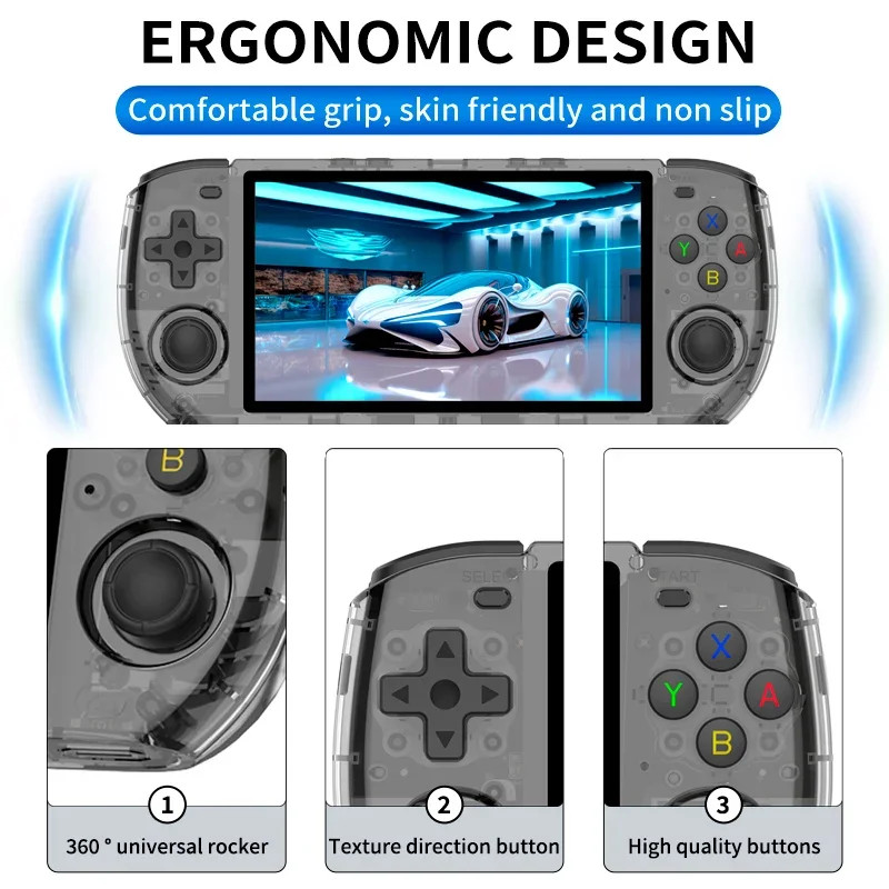 RGB10 MAX3 Retro Handheld Console 5″ 1280×720 HD 4000mAh WiFi