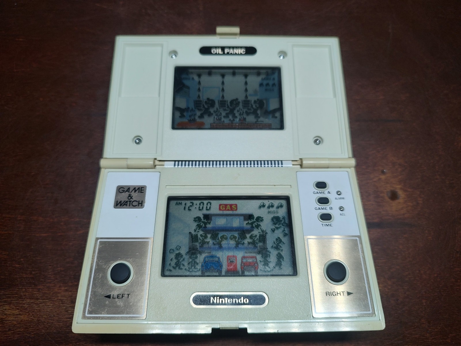 NINTENDO Oil Panic Game & Watch OEM works working OP-51 1982 Game & Watch