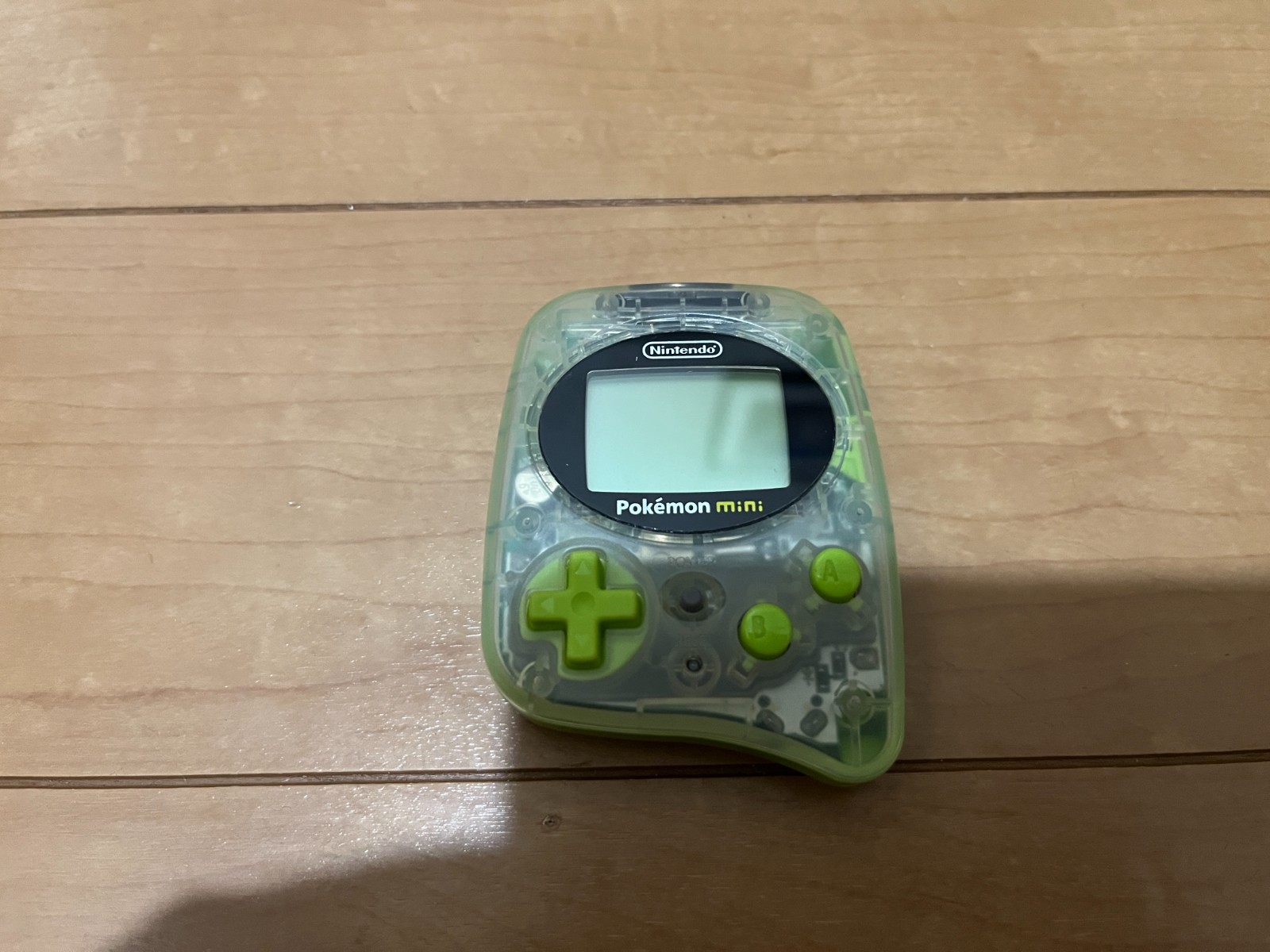 Pokemon mini Console Chikorita Green Color and 1 Games Pokemonmini
