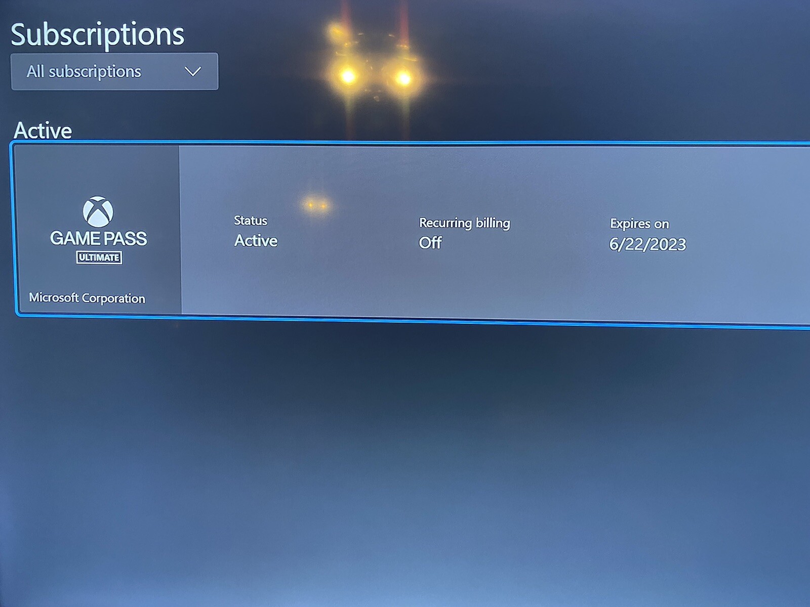 Used Xbox Series S with an account that has Game Pass Ultimate Until 6/22/2023
