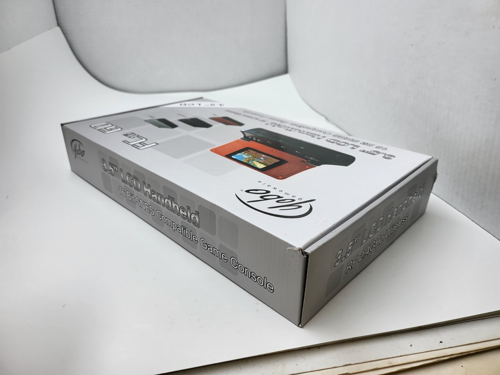 NEW Charcoal FC 16 GO Handheld & Wireless Home System for SNES Super Nintendo 9G