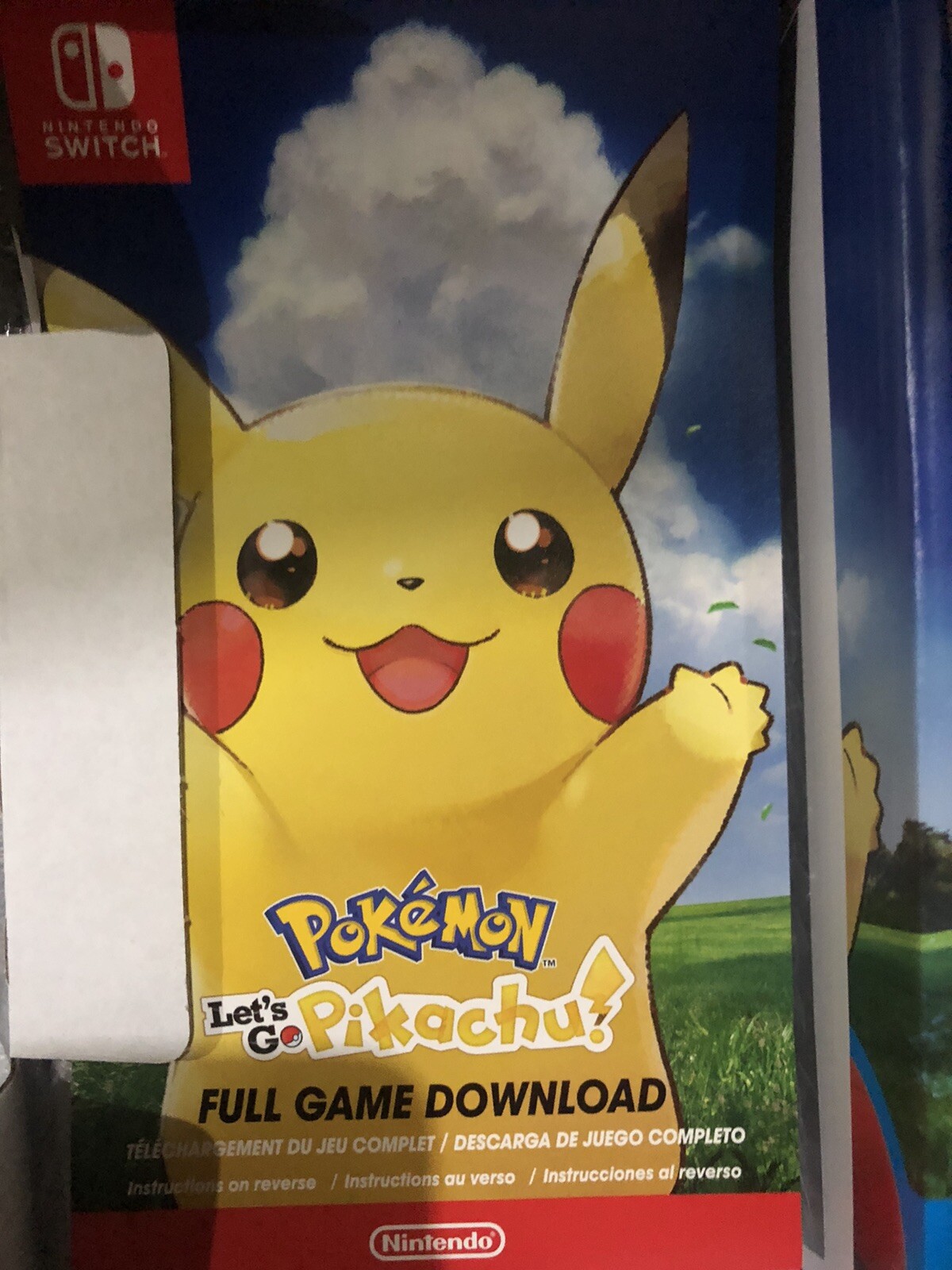 Nintendo Switch Pikachu Edition Bundle Pokemon Let’s Go Pikachu + Poke Ball Plus