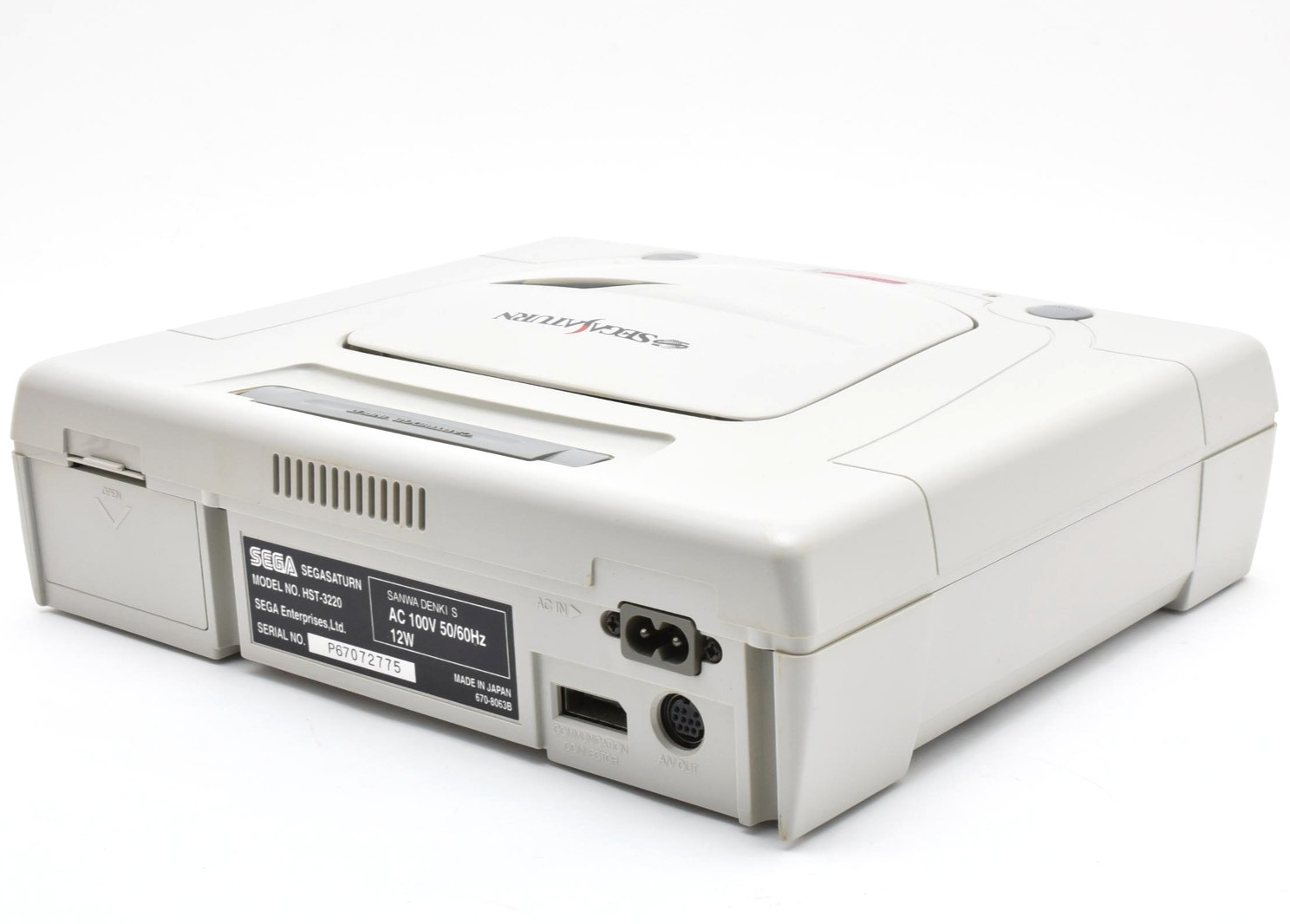 Sega Saturn Console Controller Set White HST-3220 w/Multi Controller SS Japan JP