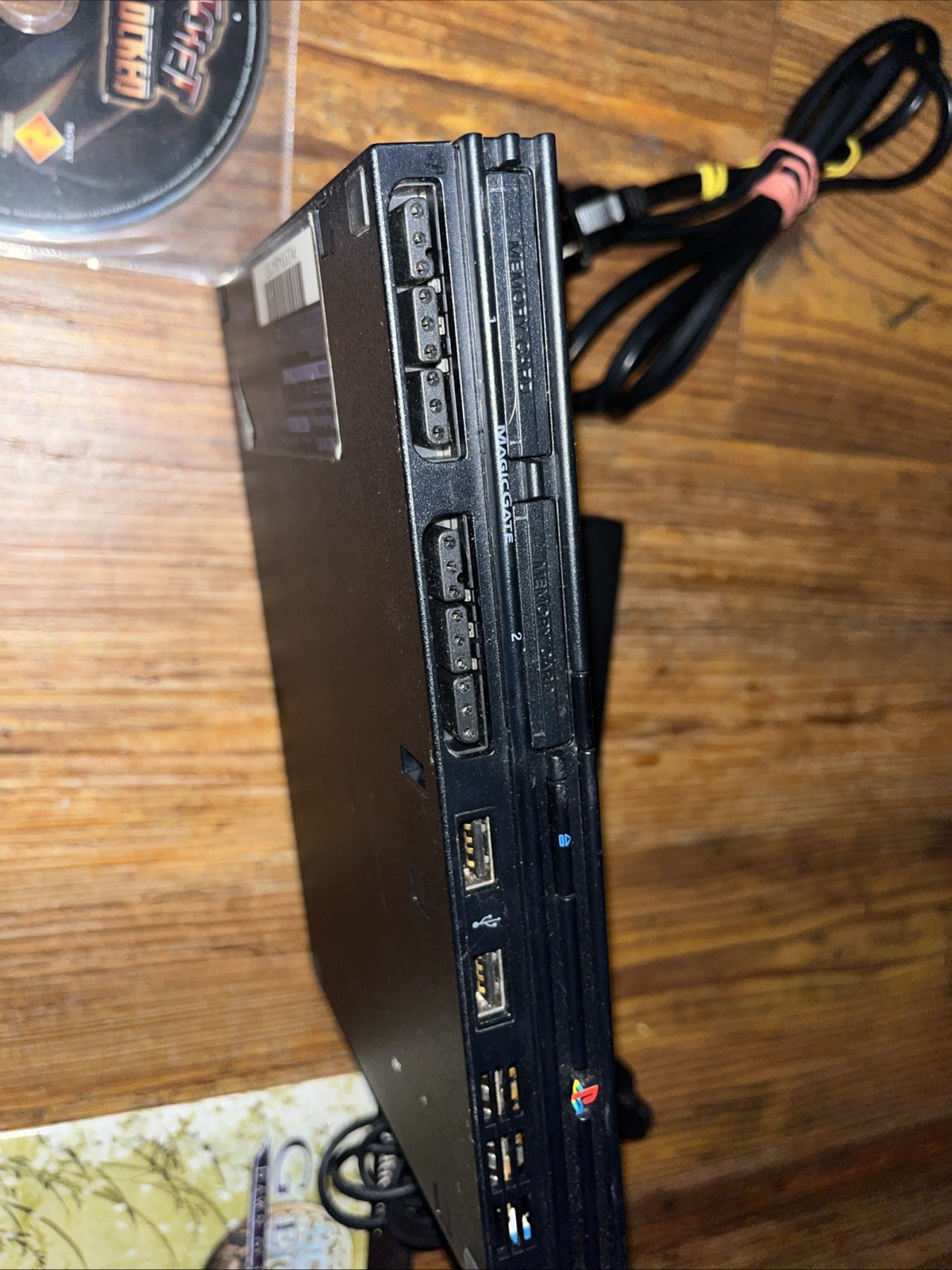 PlayStation 2 PS2 Slim SCPH-70012 TESTED w/ RARE Controller + Demo Discs