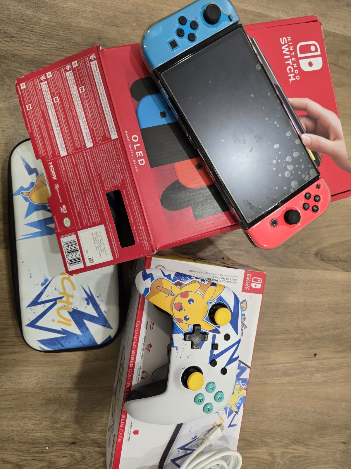 Nintendo Switch OLED Model + Accessories – Handheld Console – 64GB