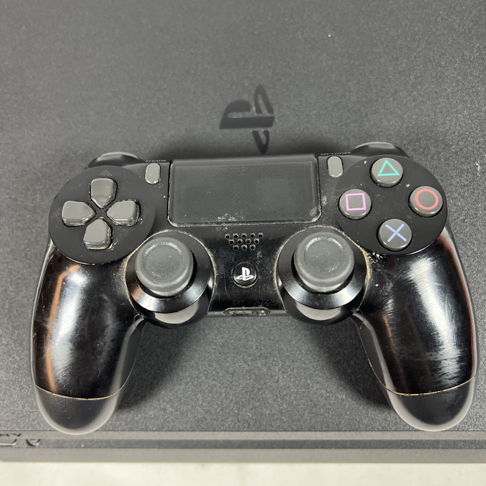 Sony PlayStation 4 Slim 1TB Console Bundle – Black w/ DualShock 4 & HDMI TESTED