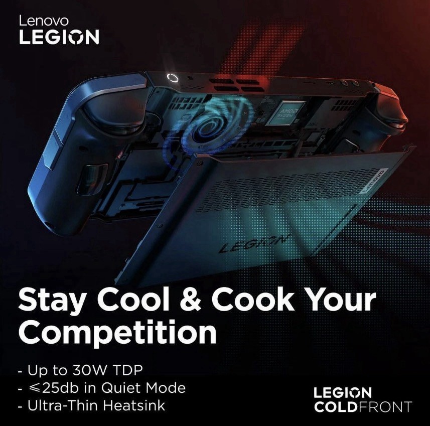 Lenovo Legion Go 512GB Handheld PC 8.8in 1600p Touchscreen Detachable