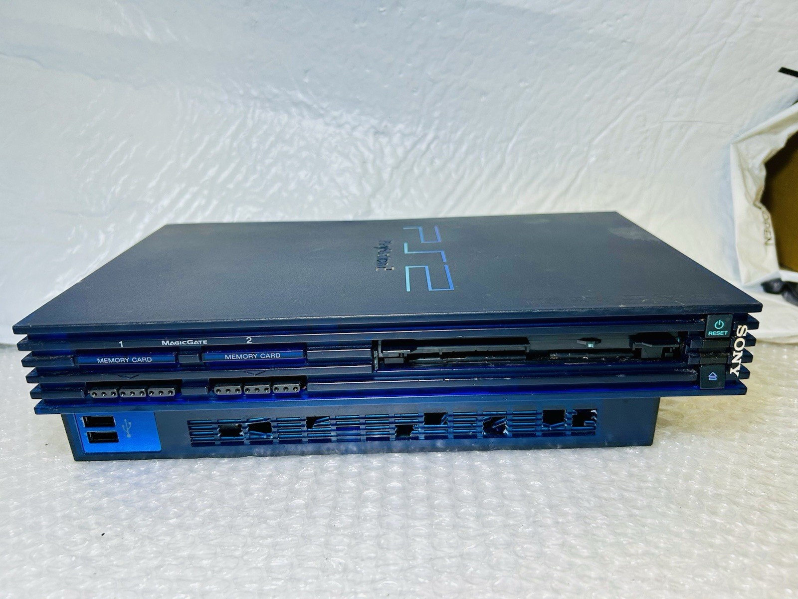 PlayStation 2 PS2 SCPH-50000MB/NH Mid Night Blue Fat Model-CONSOLE Only- REPAIR
