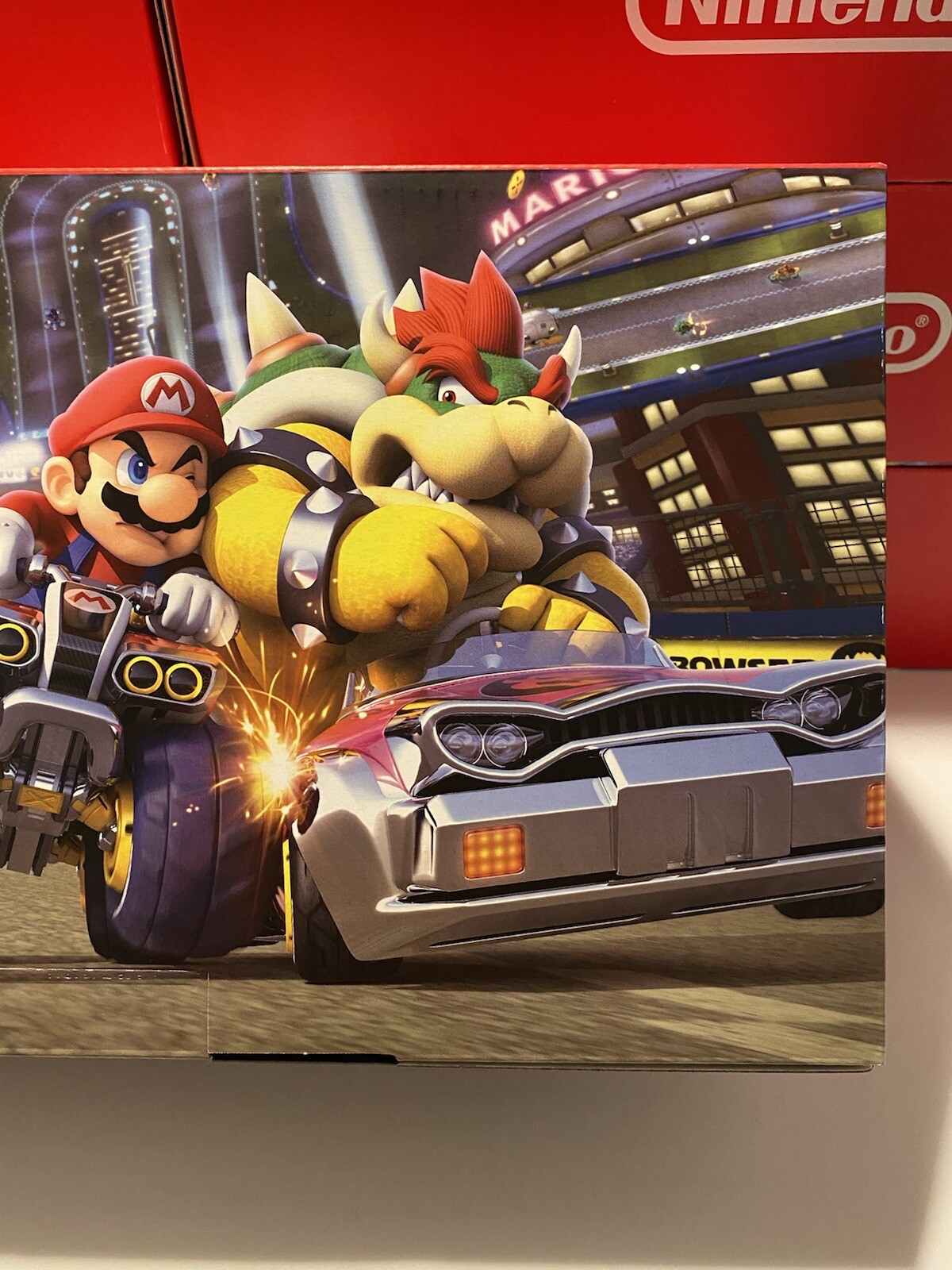 NEW Nintendo Switch Console Mario Kart 8 Deluxe Bundle Neon Blue/Red SHIPS ASAP!