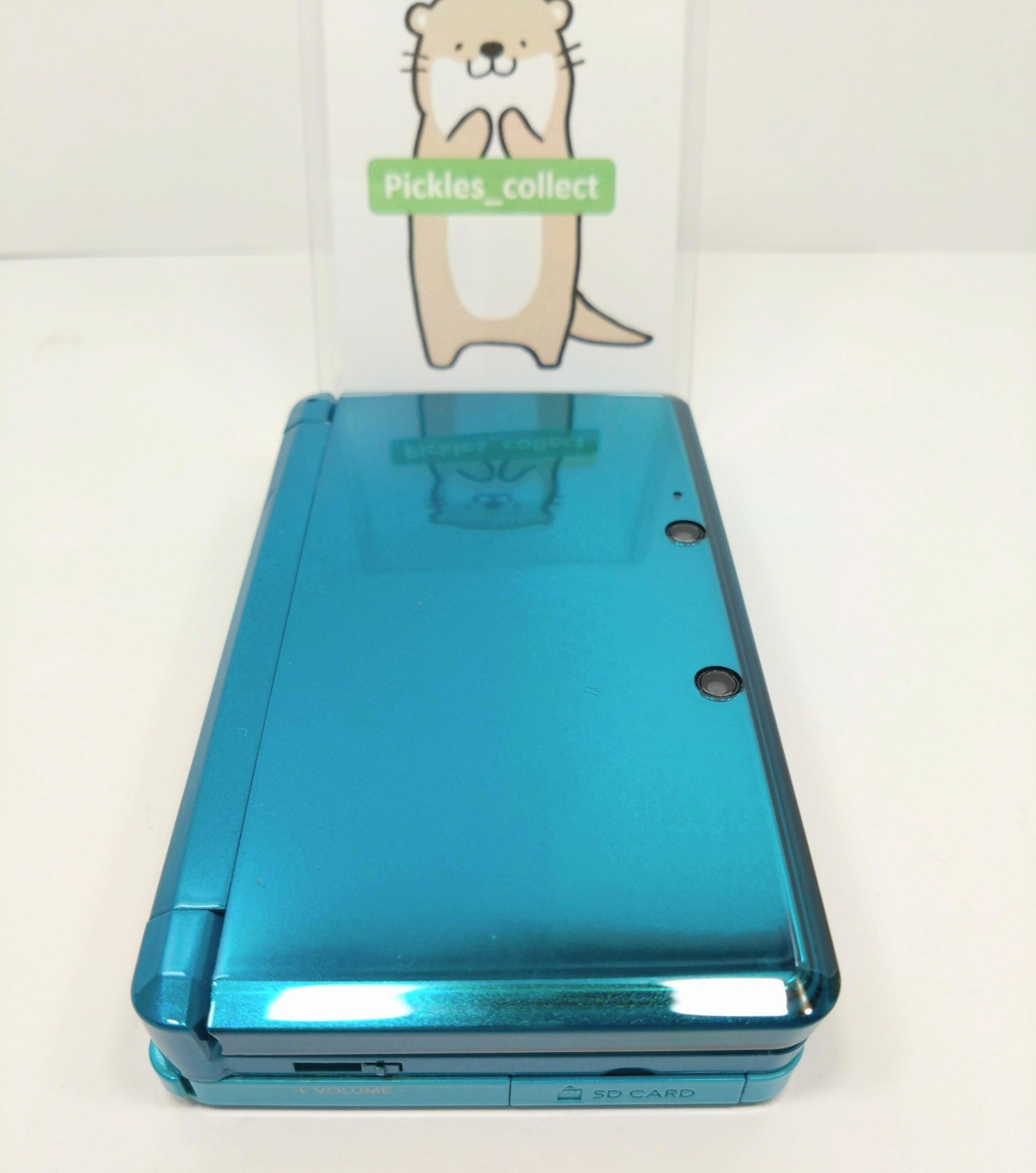 3DS Aqua Blue CTR-001 w/Stylus 4GB Language Japanese Tested Nintendo 0314H