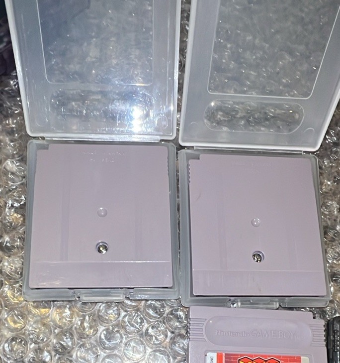 Nintendo Game Boy Color Atomic Purple Handheld System CGB-001 W/7 Games Works