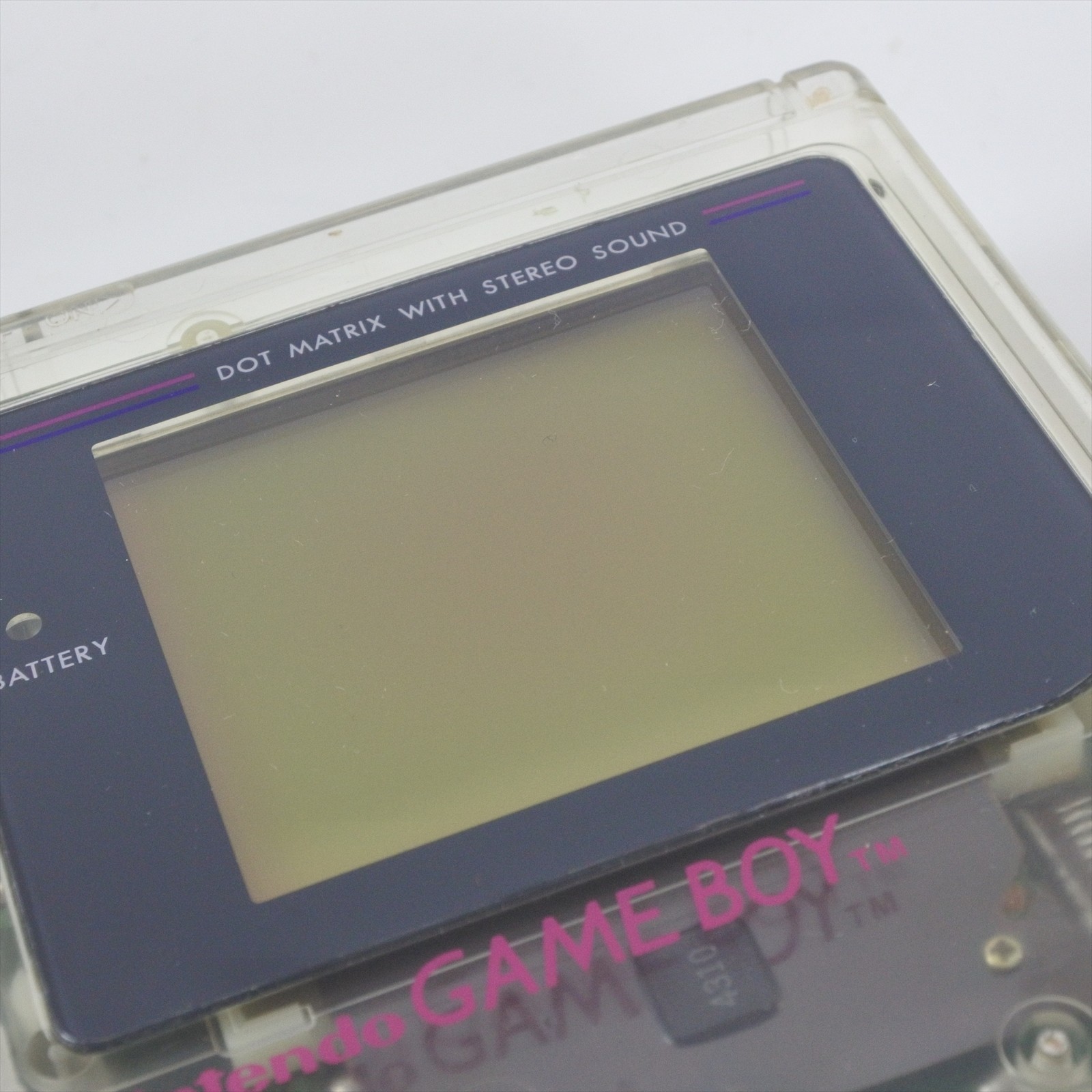 Gameboy Bros. CLEAR Console DMG-001 Boxed Original Classic Nintendo CHINA 036 gb