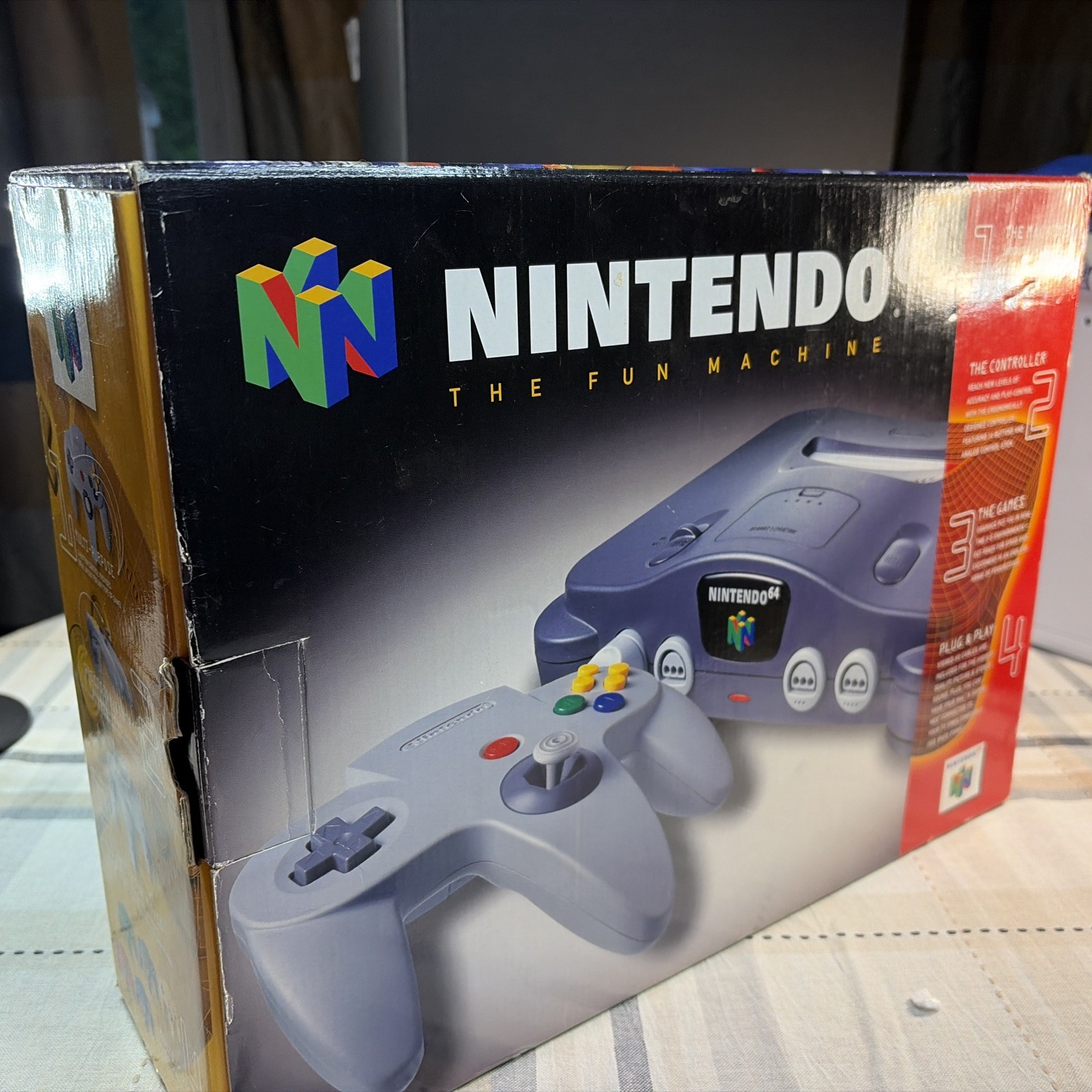 Nintendo 64 System N64 Console OEM CIB T&W W/Collectors Protective Cover CLEAN
