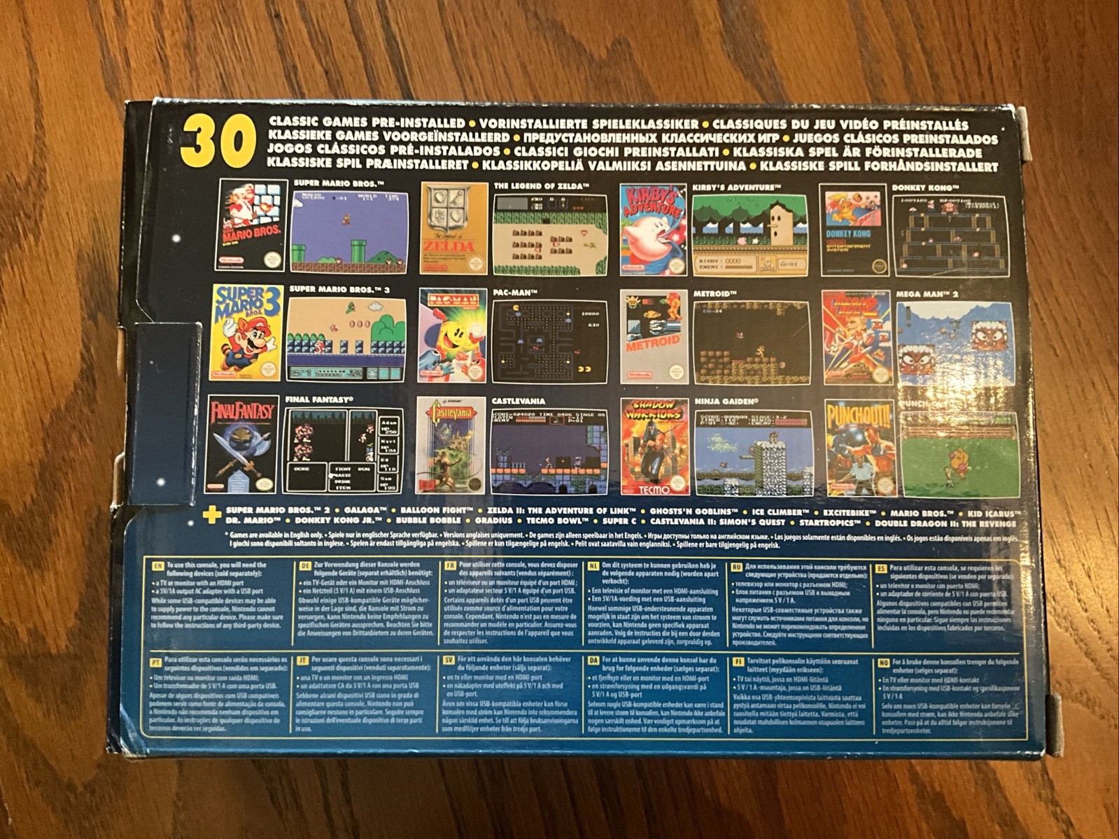 Nintendo Mini Classic Edition Console 30 built-in Games – Open Box X Controller