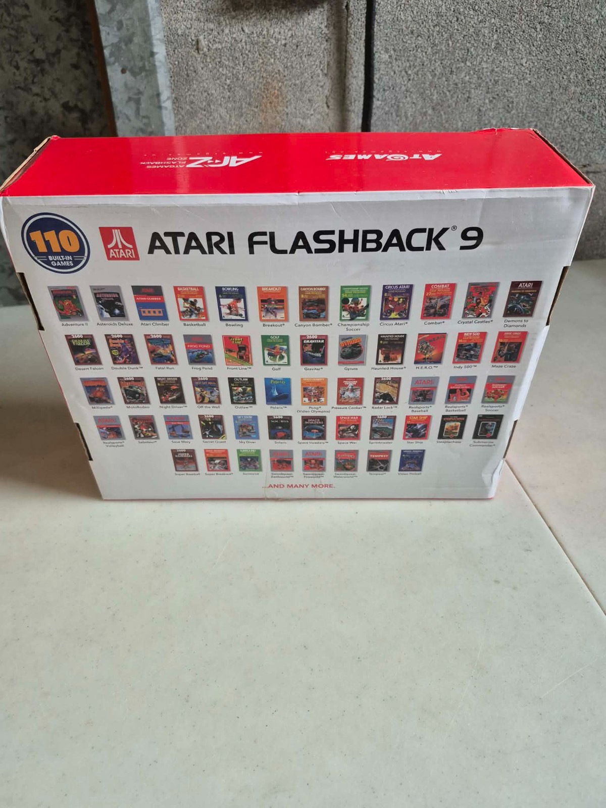 Atari Flashback 9 HDMI Retro Console Built-in Games 2 Controllers WORKS IN BOX