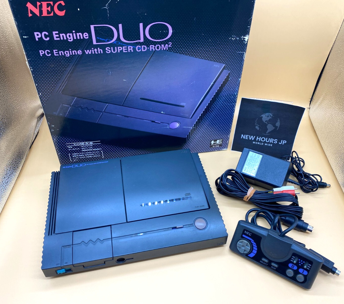 NEC PC Engine DUO Console PI-TG8 Turbo Duo * CD Not Reading * HuCard OK NTSC-J