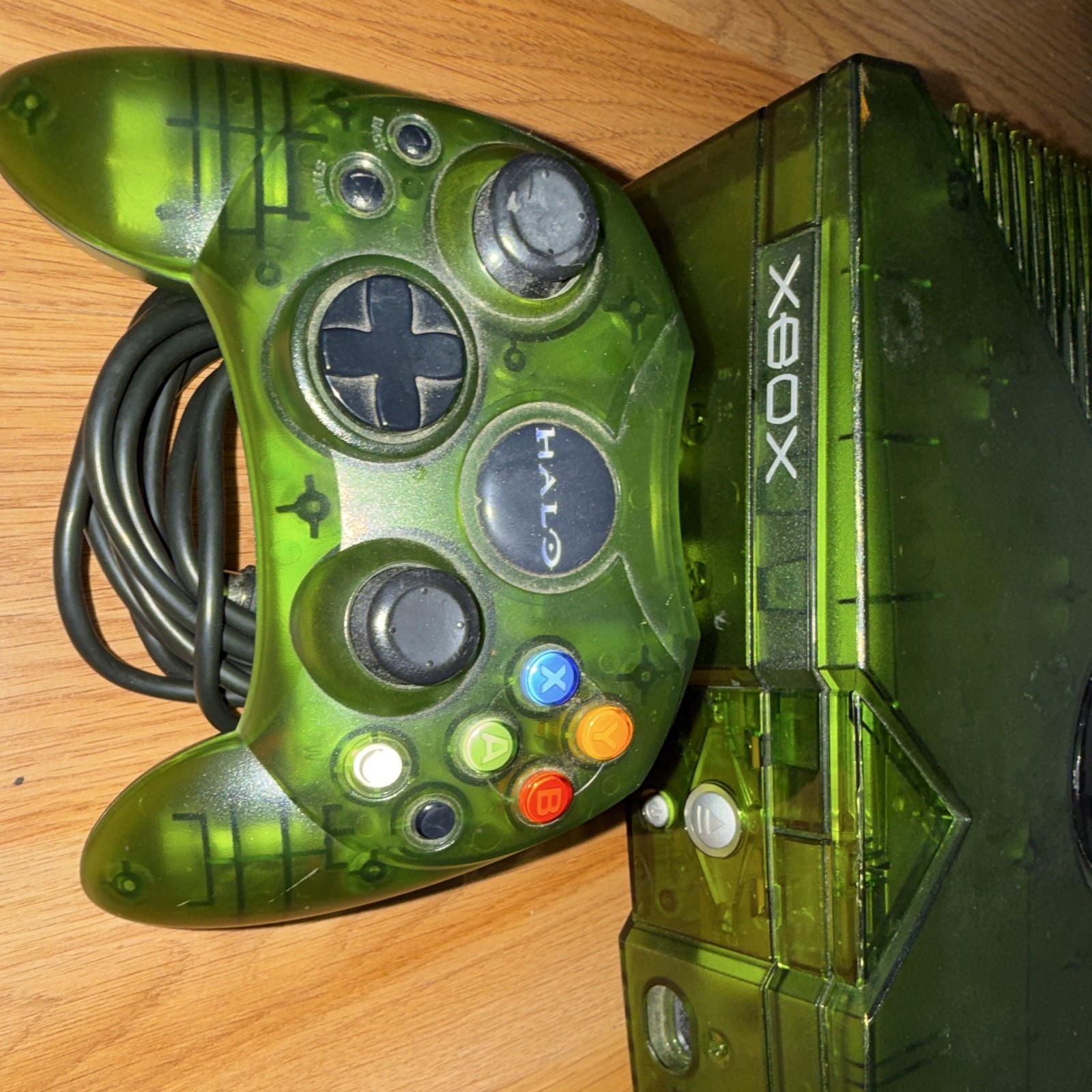 Halo Special Edition Xbox 360 Console Bundle Halo Controller Power Cables Works
