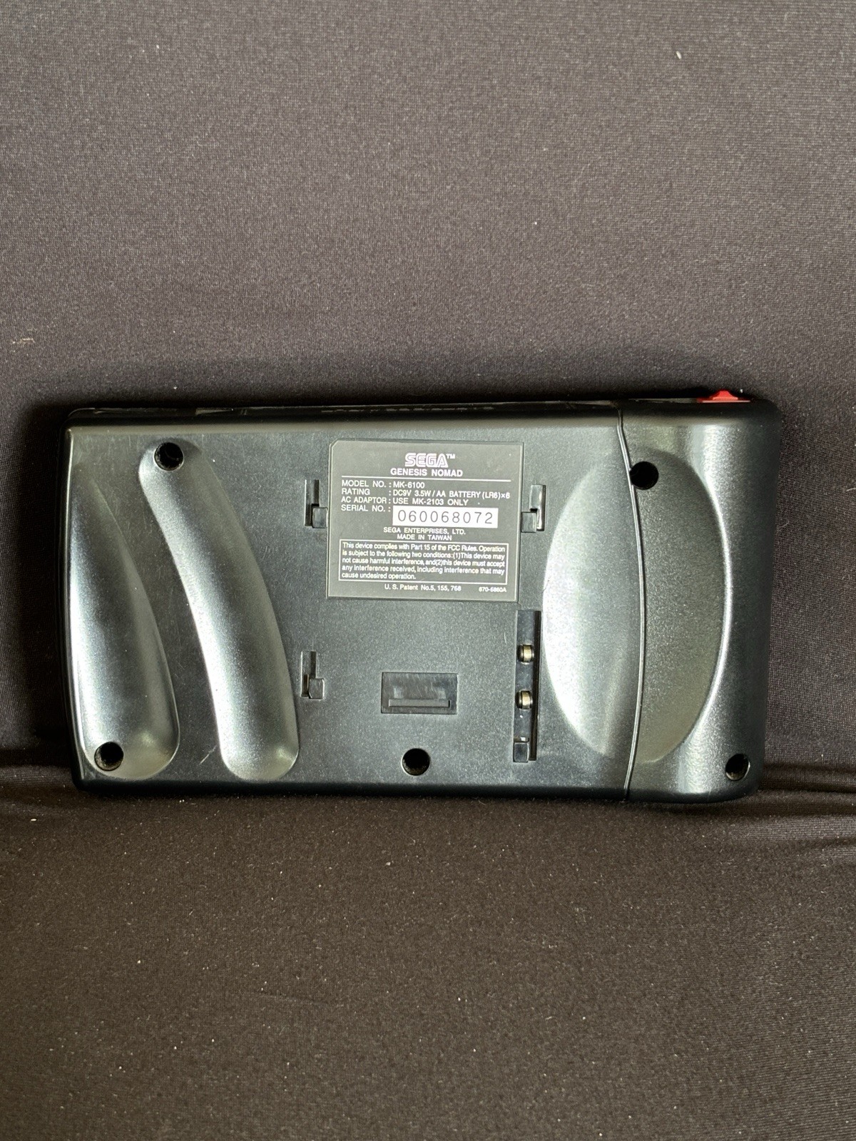 Sega Genesis Nomad MK-6100 VTG Handheld Console OEM AC Adapter Tested Bundle HTF