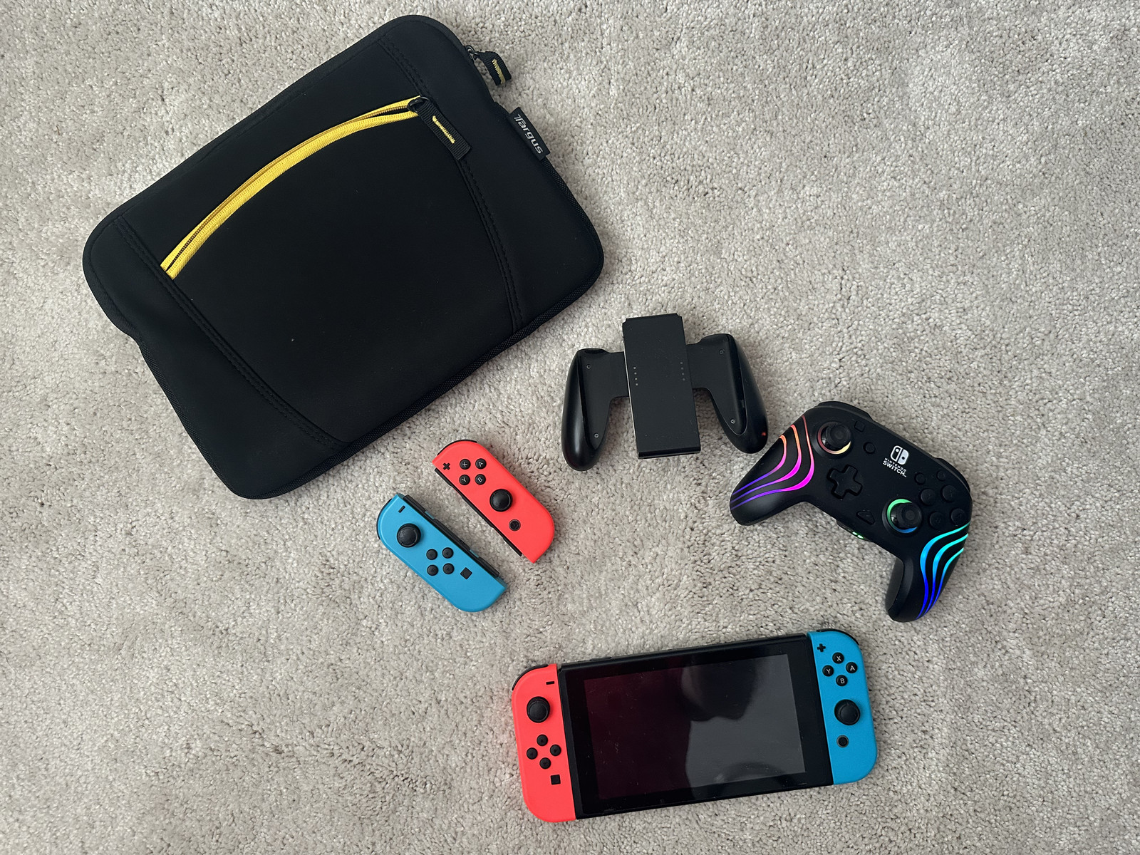 Nintendo Switch Bundle with multiple controller and games