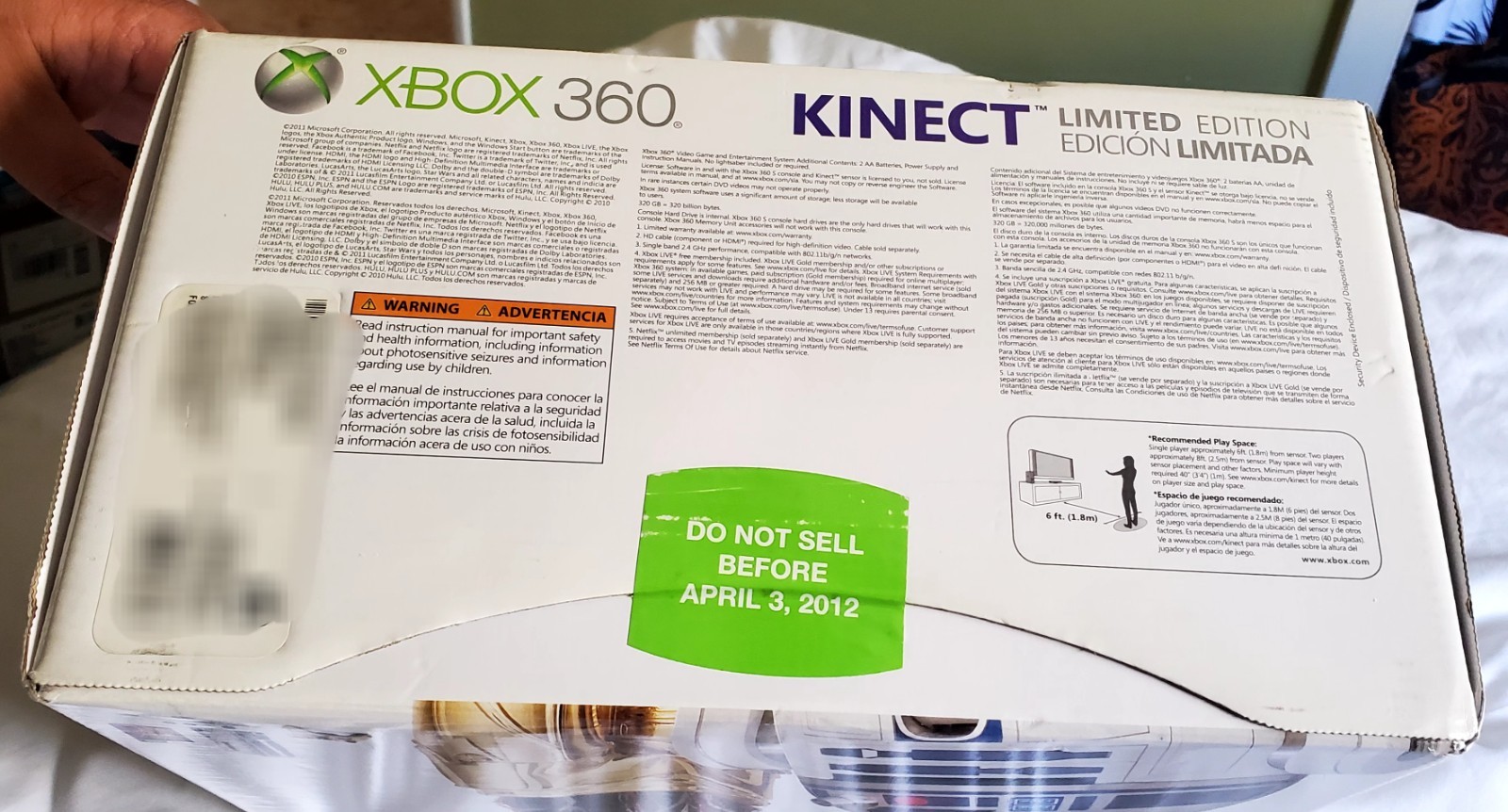 Microsoft Xbox 360 320GB Kinect Star Wars Limited Edition (NTSC-U/C (US/CA))…