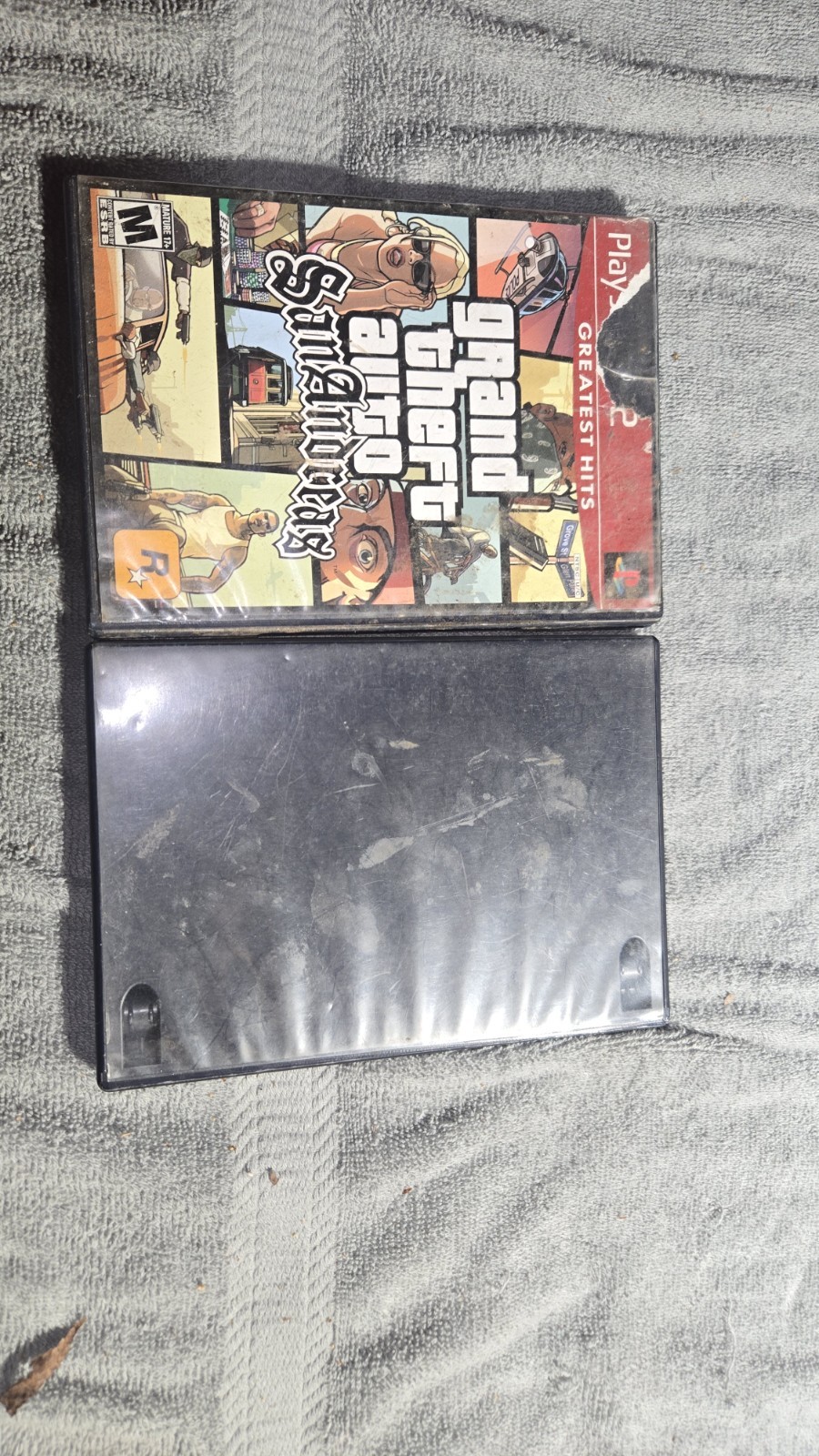 Sony PlayStation 2 Slim Black Console (SCPH-77001CB) + 6 Games