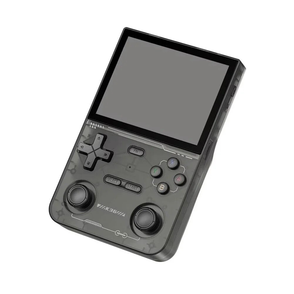 K36 Retro Handheld Video Game Console 16000 Games Emulator 3.5 Inch purple