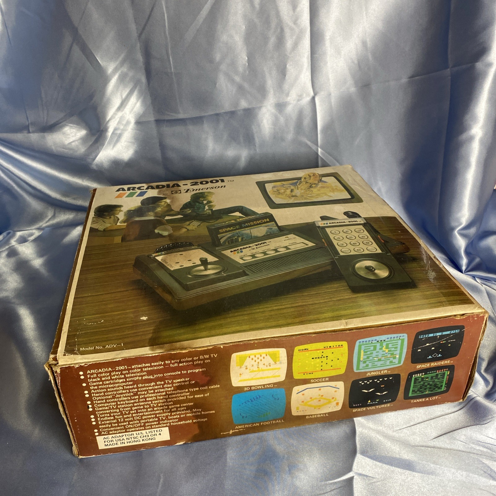 NEW 1982 EMERSON Arcadia 2001 Video Game Console System COMPLETE in Box UNUSED