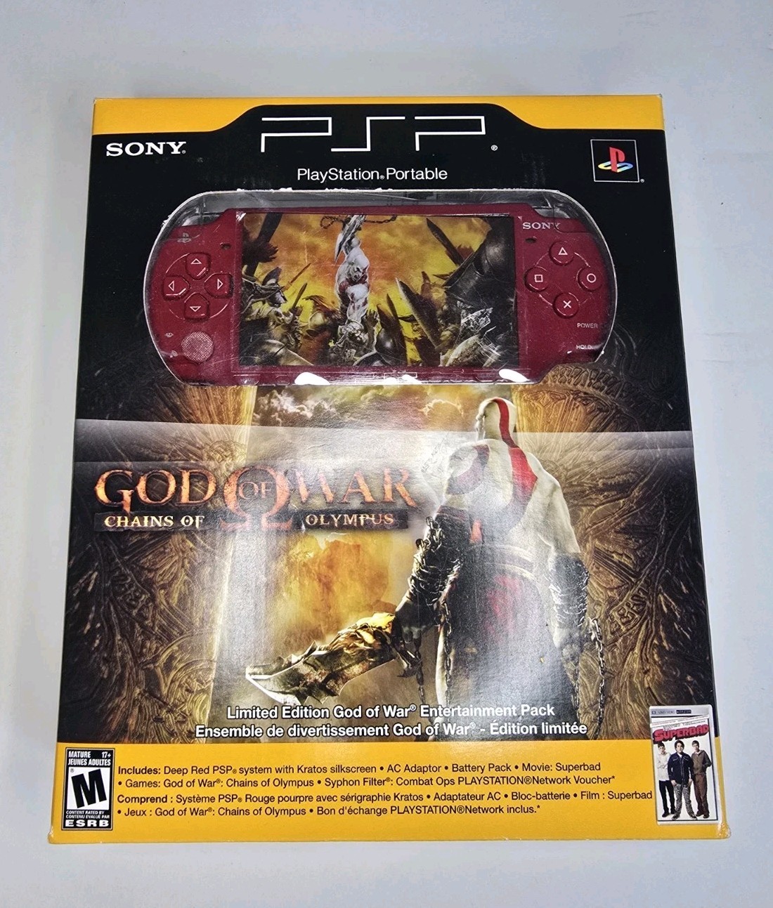 Sony PSP 2000 God of War Limited Edition Handheld System – CIB Complete
