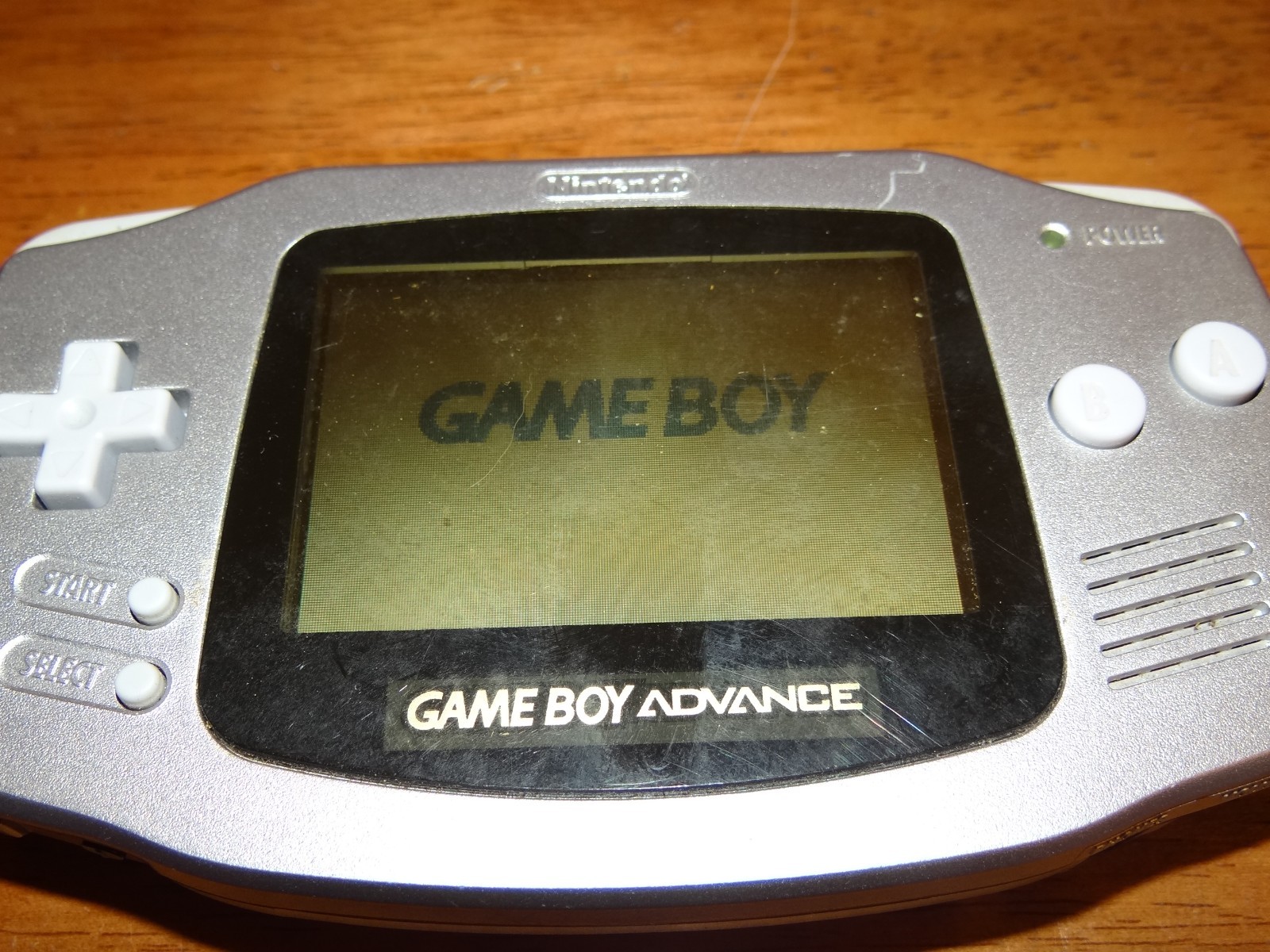 Nintendo Game Boy Advance AGB-001 Silver Handheld Console OEM – Tested Working